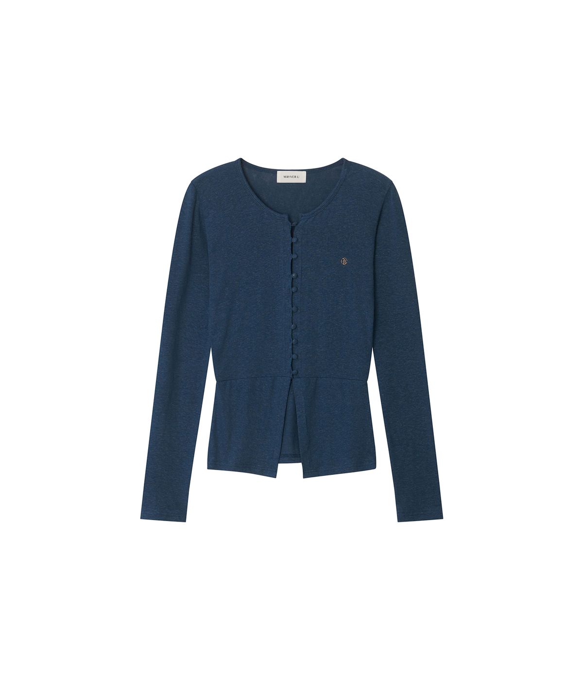 메이버유(MAYVERU) mea linen cardigan _ BLUE