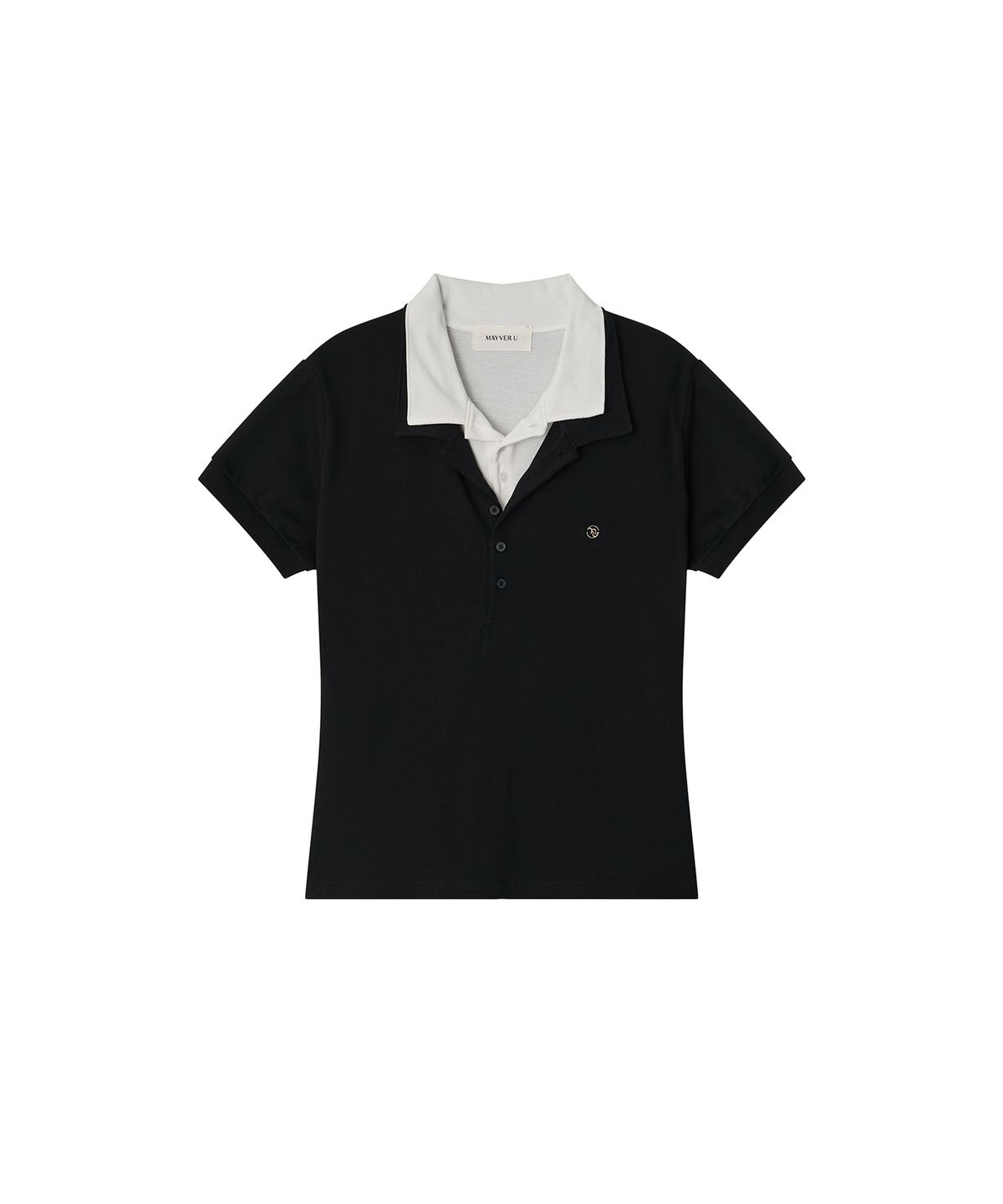 메이버유(MAYVERU) moraes pk t-shirt _ Black