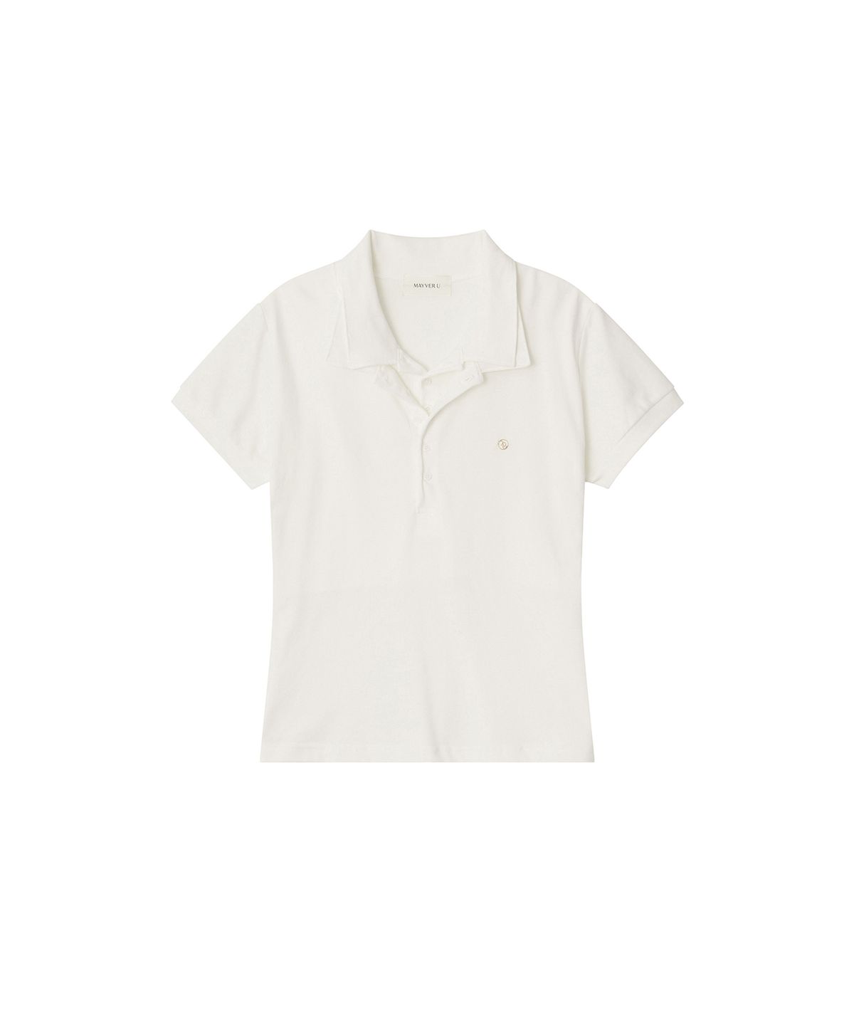 메이버유(MAYVERU) moraes pk t-shirt _ Ivory
