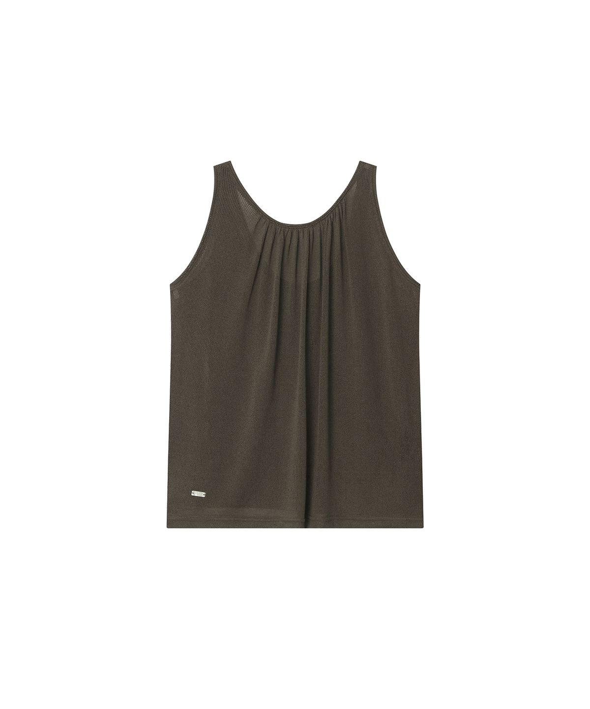메이버유(MAYVERU) vinny linen sleeveless _ Brown