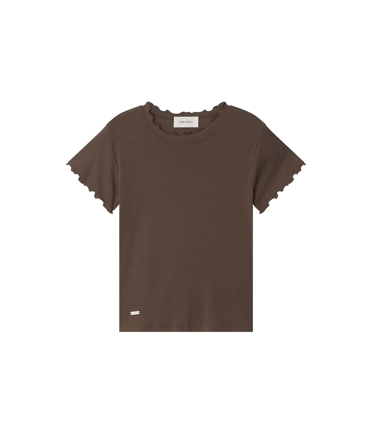 메이버유(MAYVERU) bay t-shirt _ Brown
