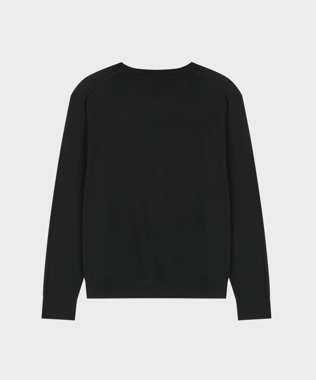 테일던(TAILDERN) Lightweight Wool Crewneck Sweater Black