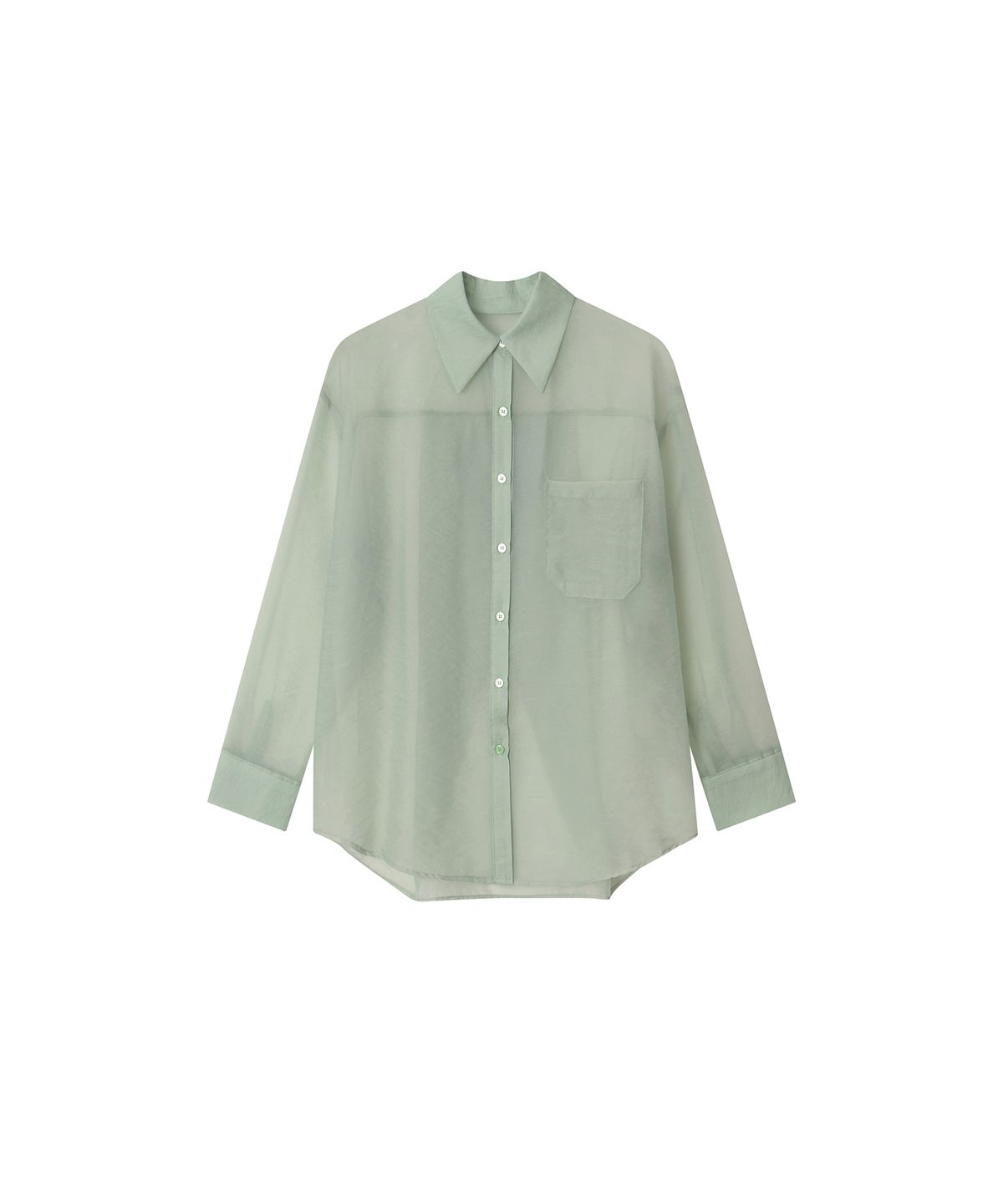 메이버유(MAYVERU) deia cross blouse _ Mint