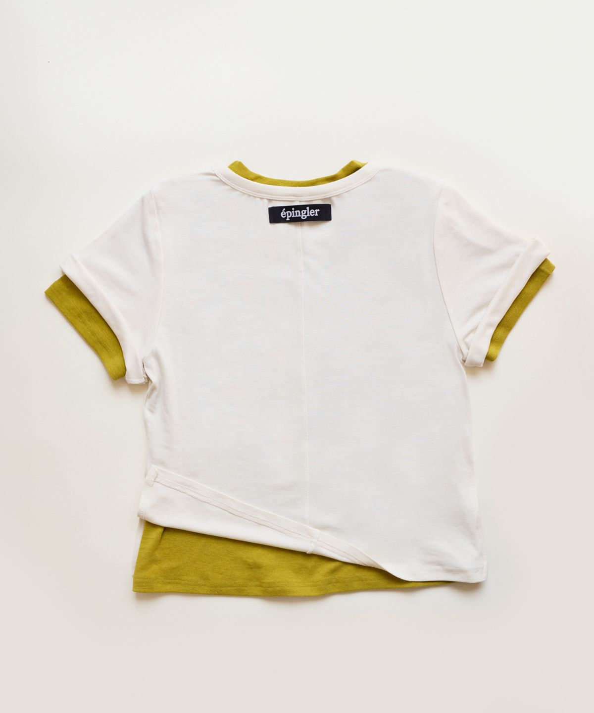 에핑글러(EPINGLER) SPOONING LAYERED T - CREAM