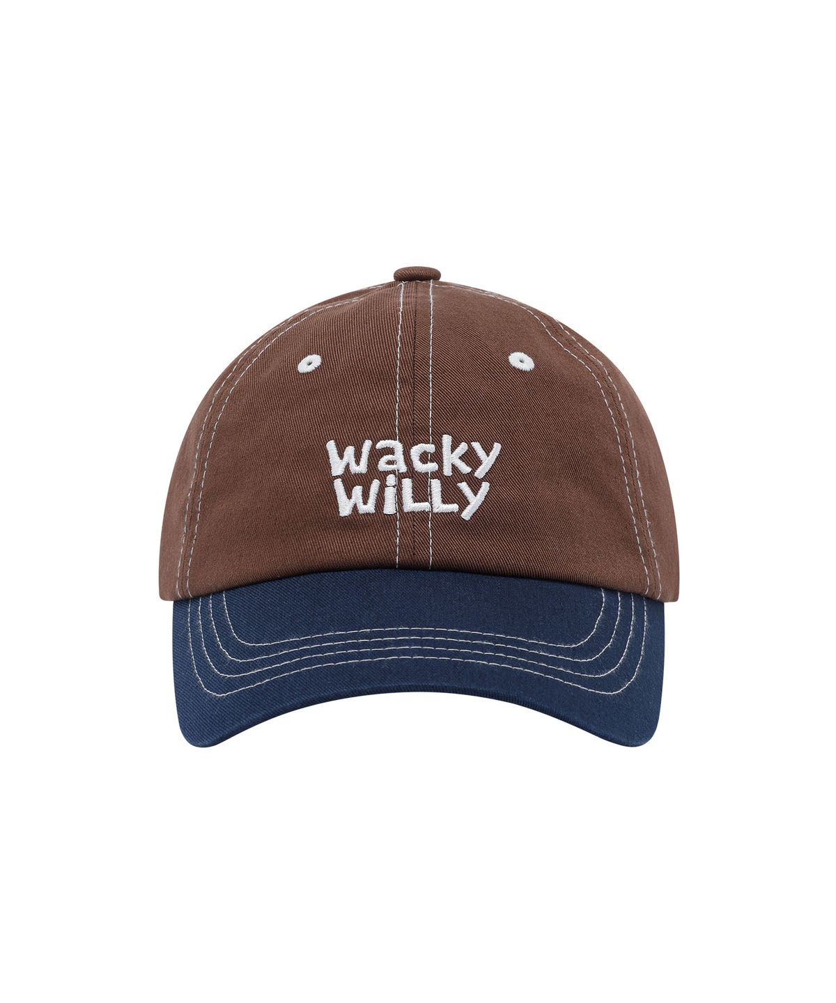 와키윌리(WACKY WILLY) 와키윌리 컬러 배색 볼캡 (2 colors)