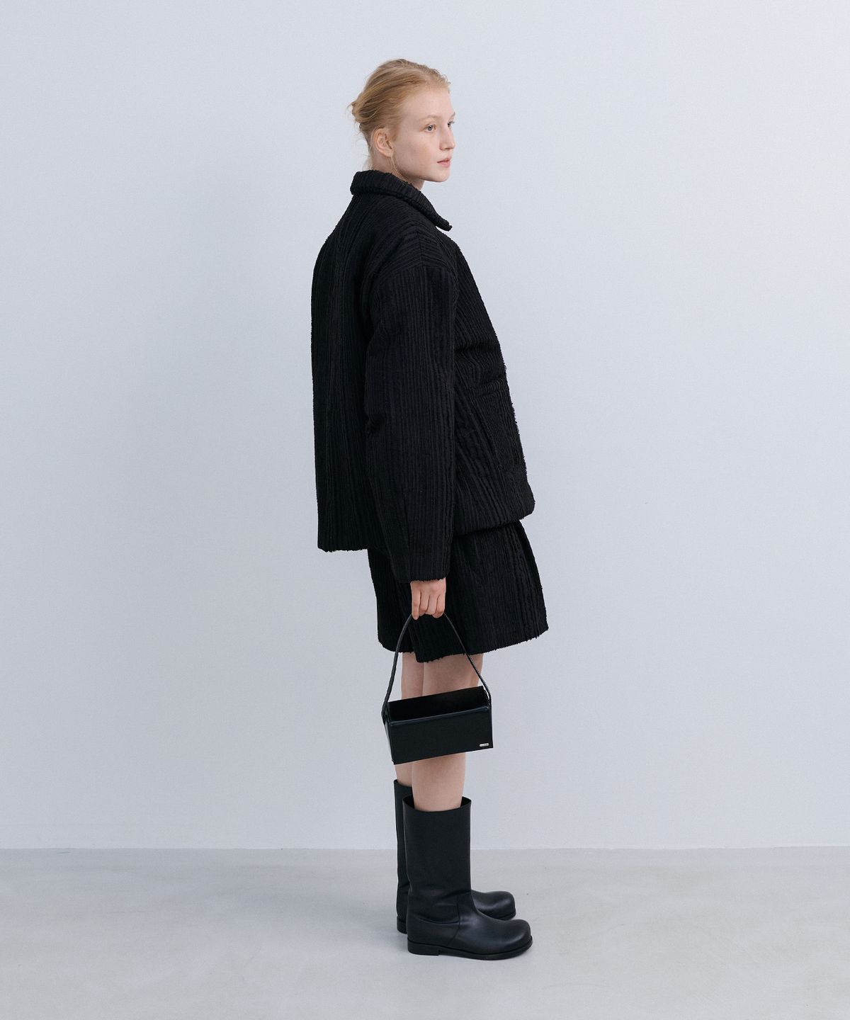 에핑글러(EPINGLER) ORIGAMI QUILTED JACKET - BLACK