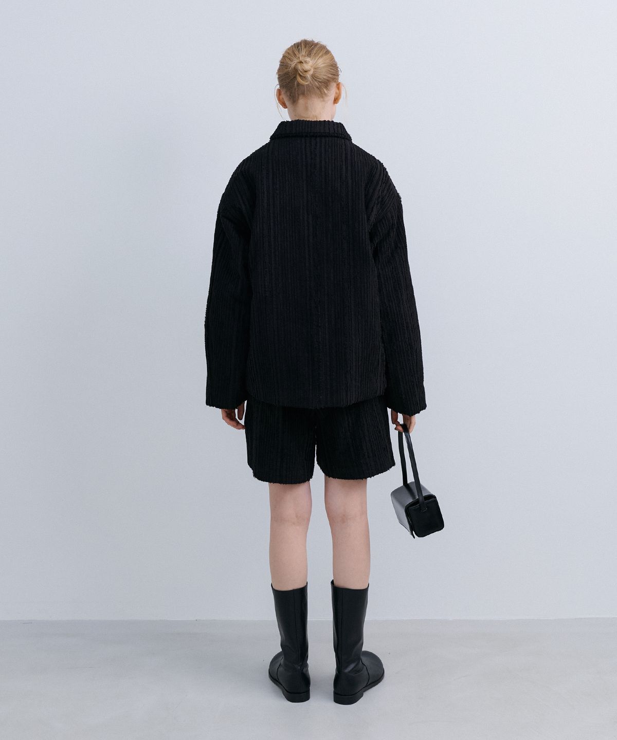 에핑글러(EPINGLER) ORIGAMI QUILTED JACKET - BLACK