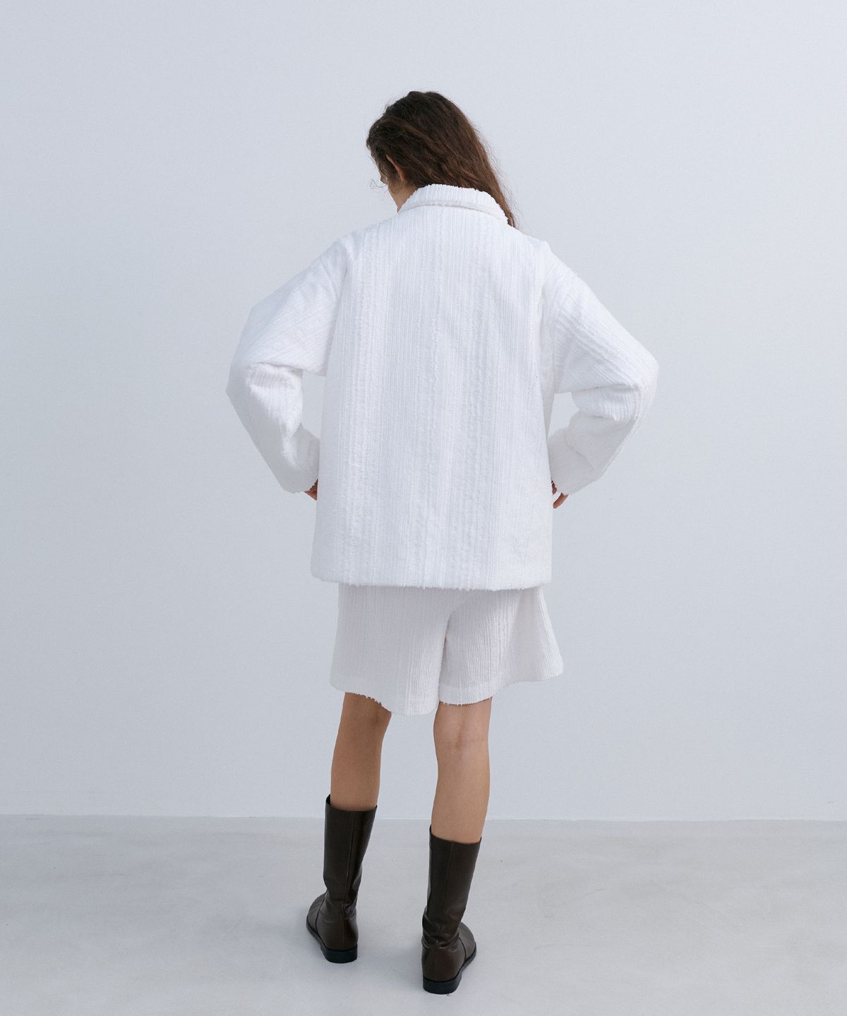 에핑글러(EPINGLER) ORIGAMI QUILTED JACKET - IVORY