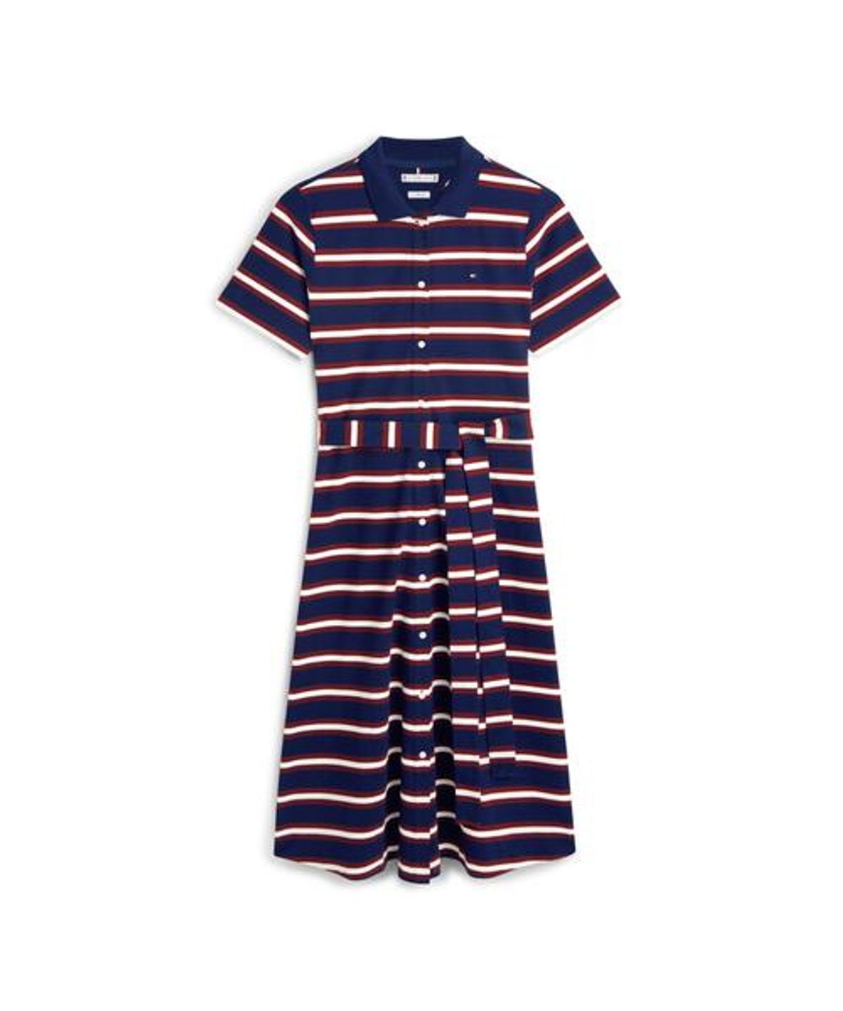 타미힐피거(TOMMY HILFIGER) 벨트 피케 원피스 (T22G1TDR051WT20A4)