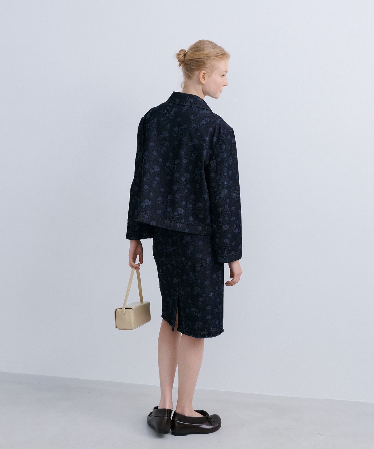 에핑글러(EPINGLER) TULIP JACKET- FLOWER DENIM