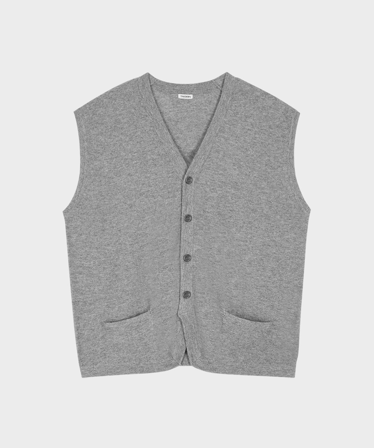 테일던(TAILDERN) Wool Cashmere Knit Vest Melange