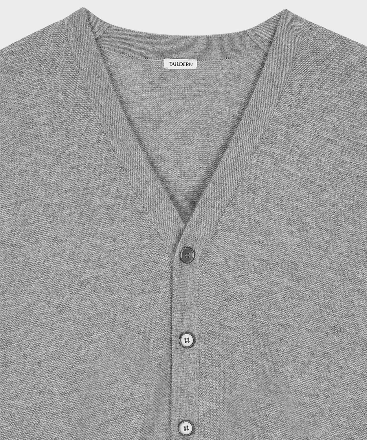 테일던(TAILDERN) Wool Cashmere Knit Vest Melange