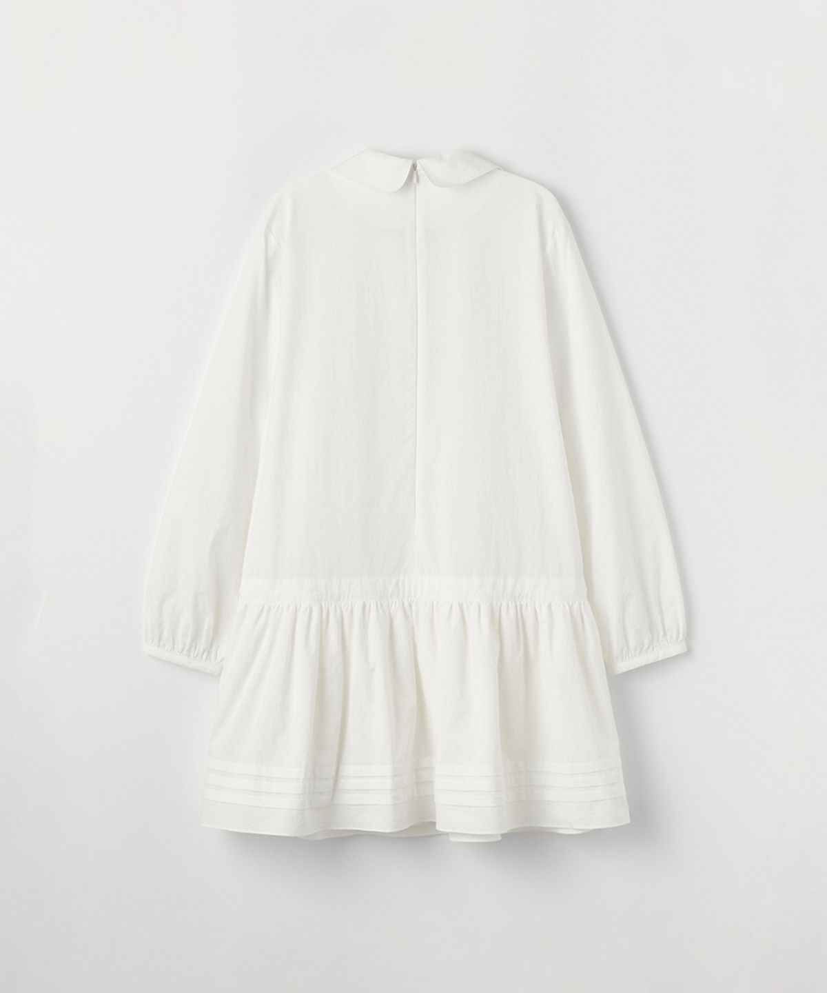 셀리테일즈(CELITAILS) FRILL PIN-TUCK MINI DRESS_WHITE