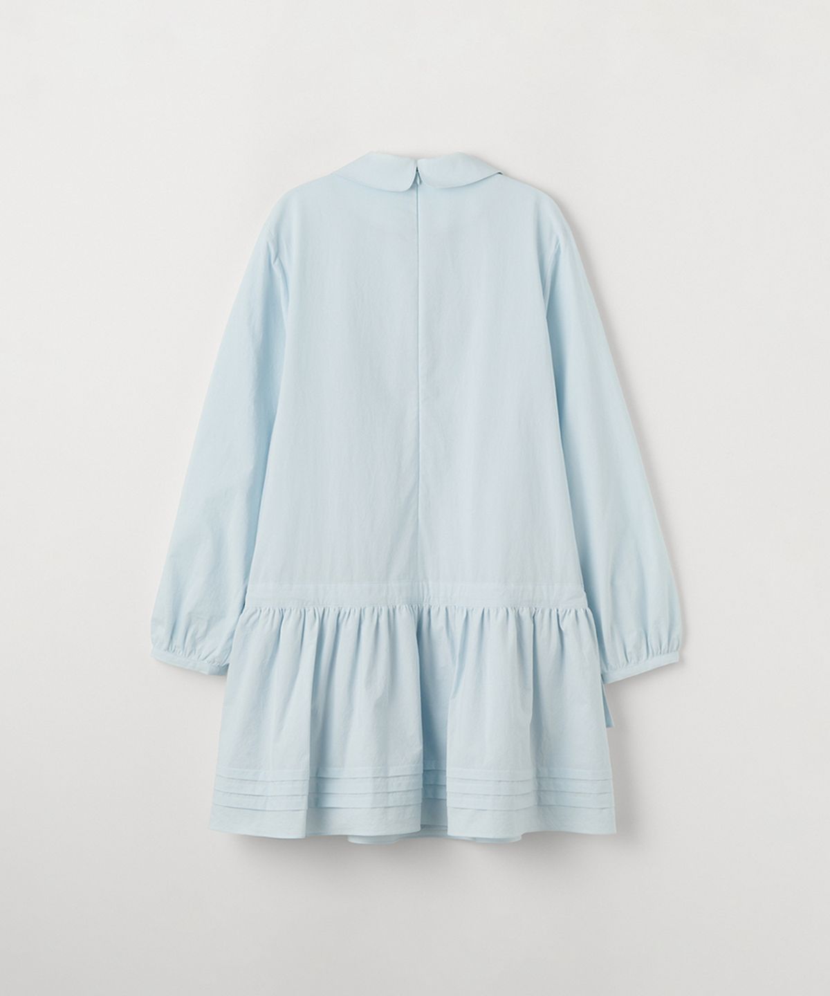 셀리테일즈(CELITAILS) FRILL PIN-TUCK MINI DRESS_SKY BLUE