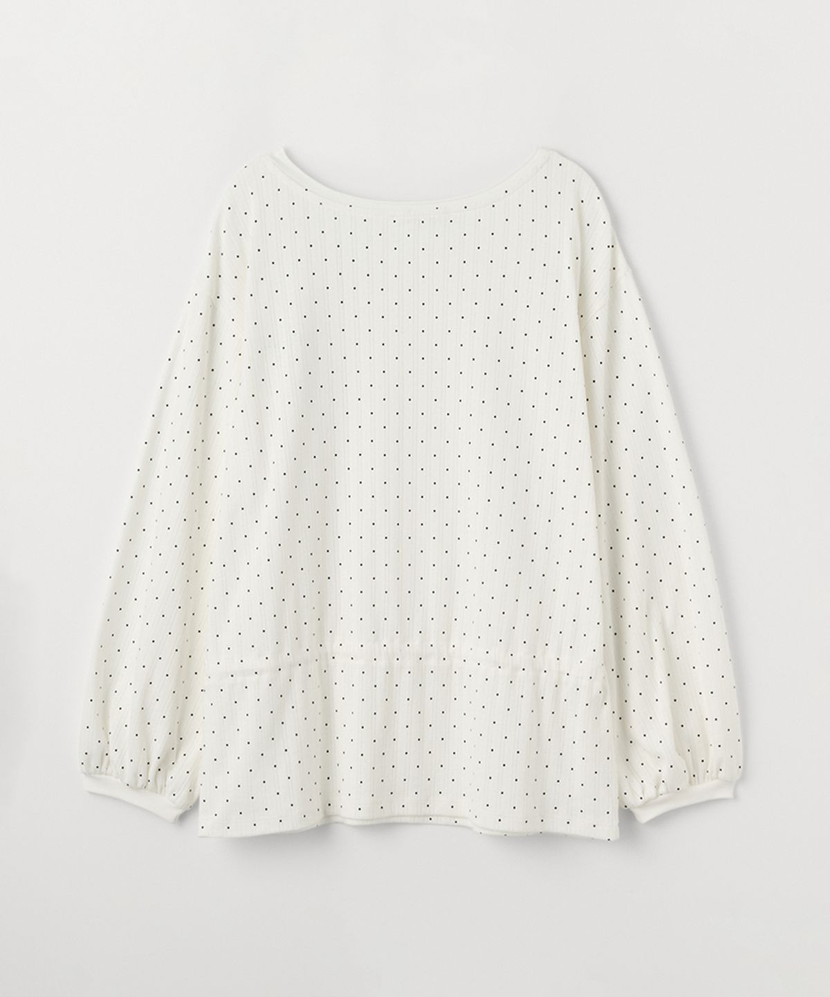 셀리테일즈(CELITAILS) DOT ONE SHOULDER STRING T-SHIRT_IVORY