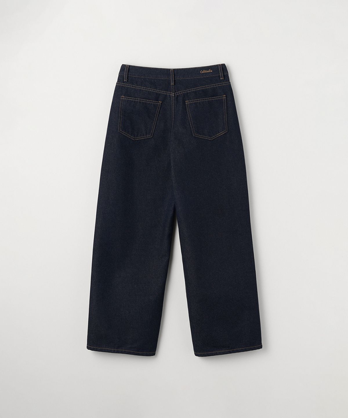 셀리테일즈(CELITAILS) NON FADE SEMI WIDE DENIM PANTS_INDIGO