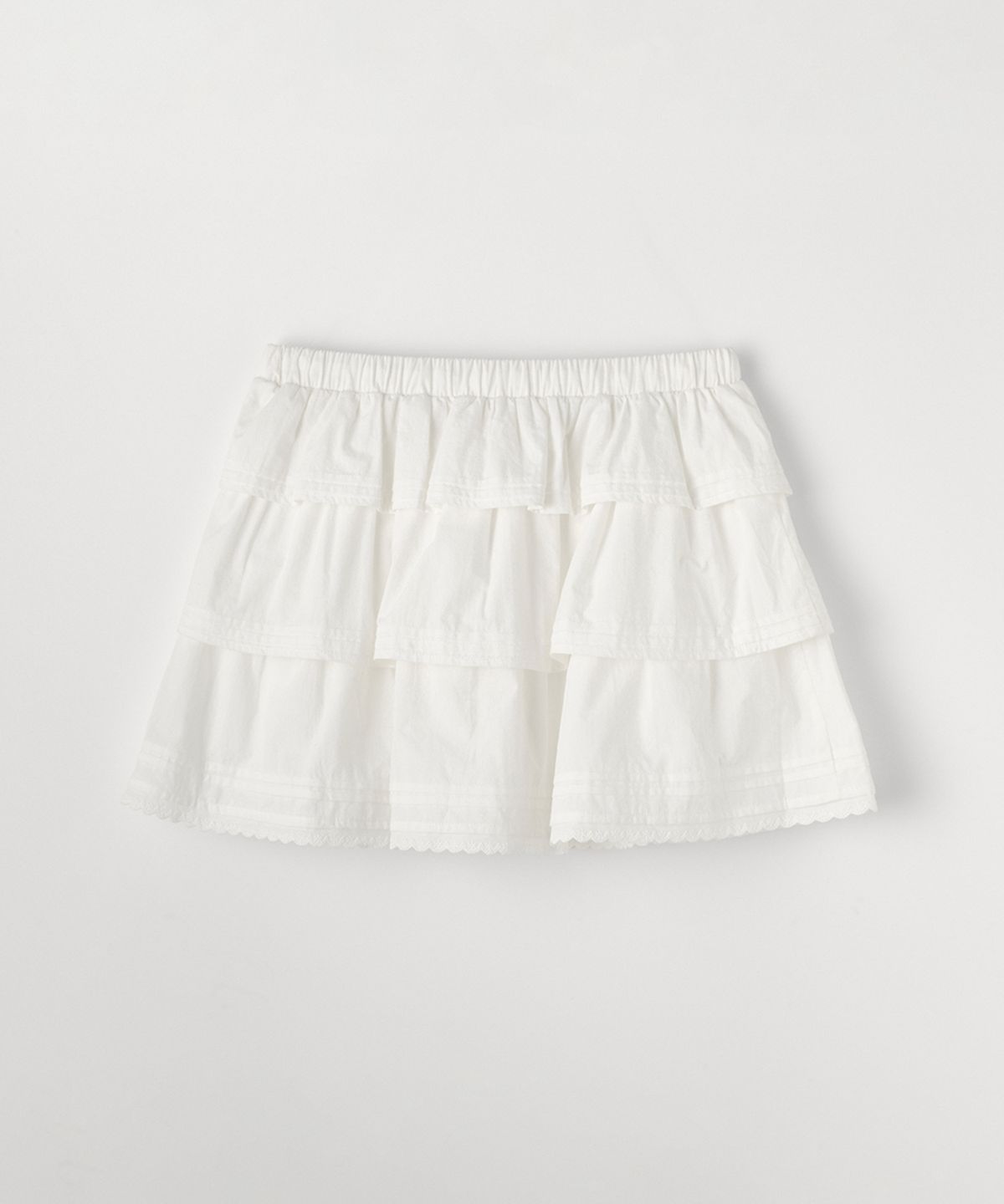 셀리테일즈(CELITAILS) CANCAN RUFFLE MINI SKIRT_WHITE