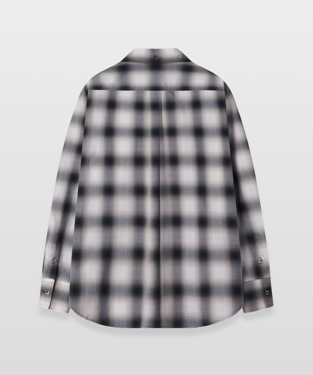매너그램(MANNERGRAM) [CHAMBRAY 일본 수입원단] 클래식 옴브레 릴렉스드 셔츠