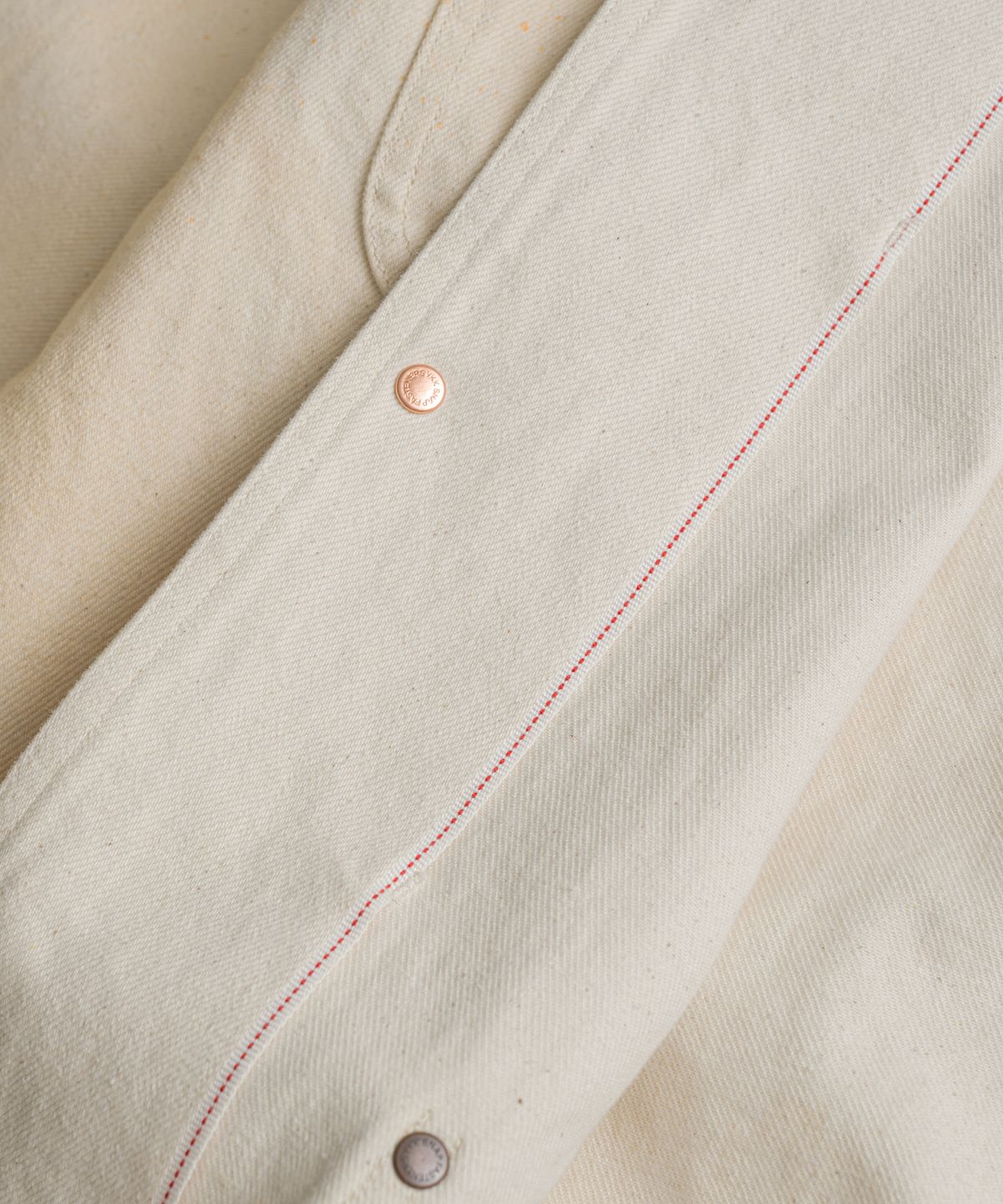 비헤비어(BEHEAVYER) WASHED LEATHER COLLAR COVERALL JACKET natural aged