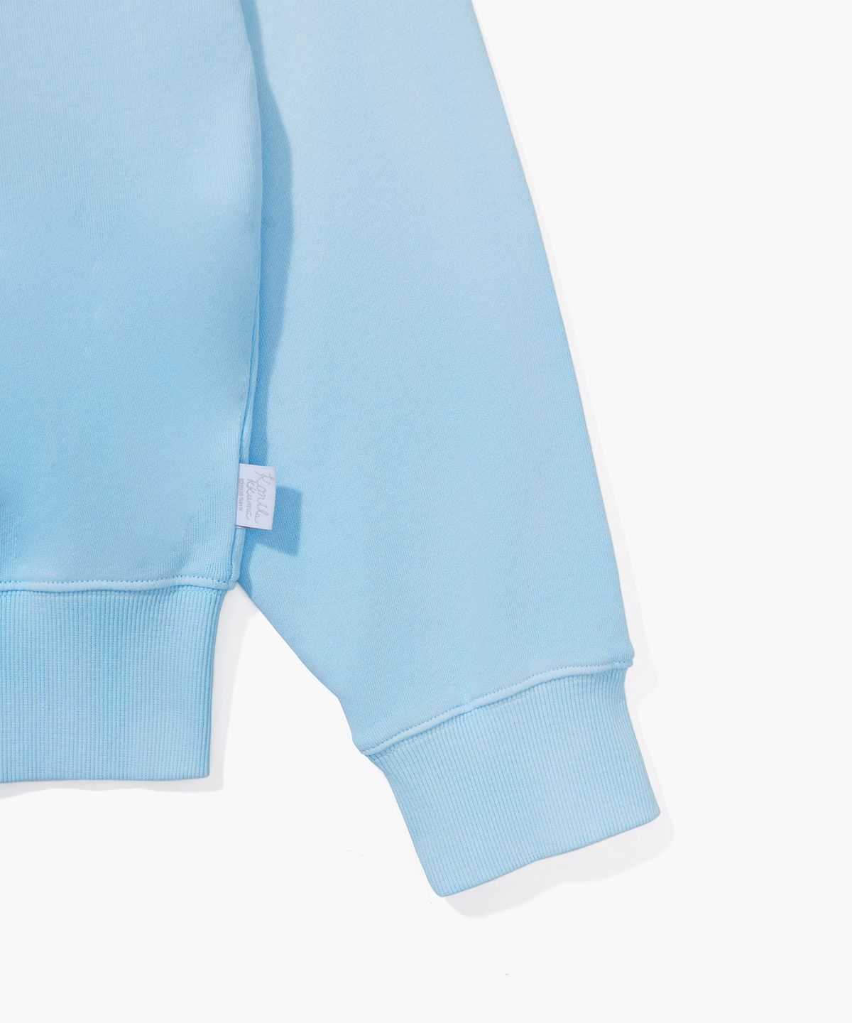 유희(YOUHEE) [KORILAKKUMA] DYEING HOOD ZIP-UP BLUE