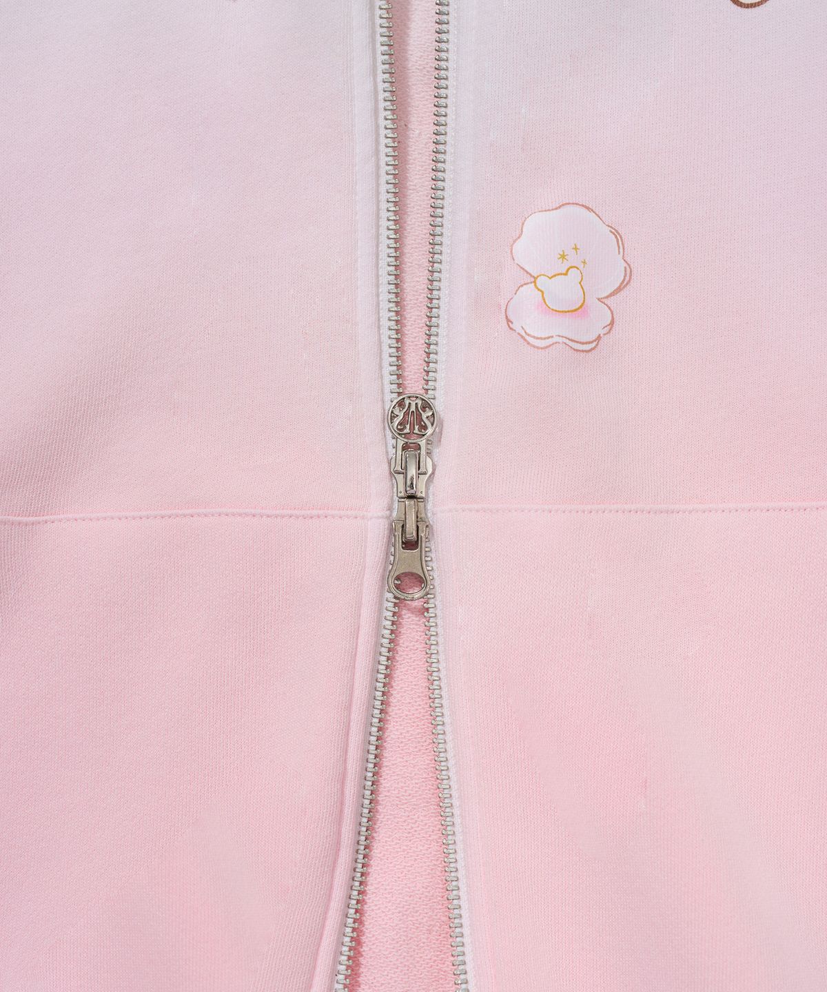 유희(YOUHEE) [KORILAKKUMA] DYEING HOOD ZIP-UP PINK