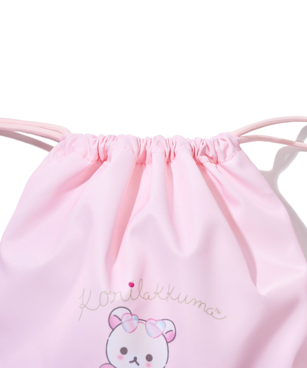 유희(YOUHEE) [KORILAKKUMA] STRING BAG PINK