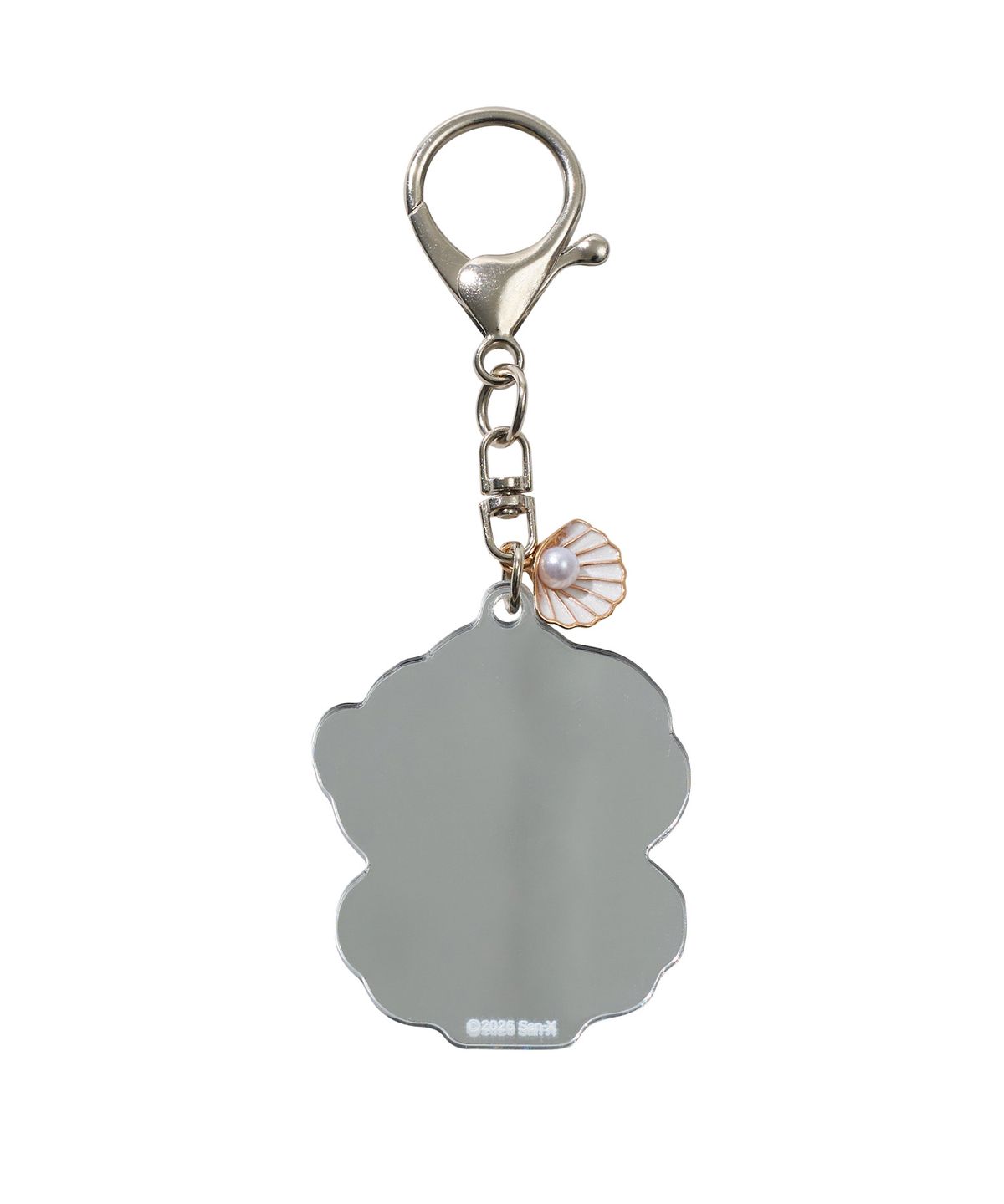 유희(YOUHEE) [KORILAKKUMA] MIRROR KEYRING WHITE