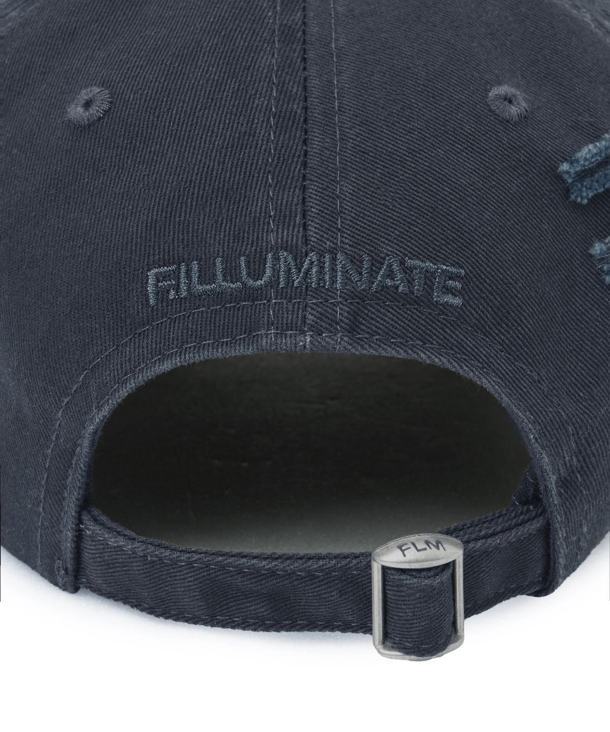 필루미네이트(FILLUMINATE) FLM 아플리케 로고 볼캡-네이비