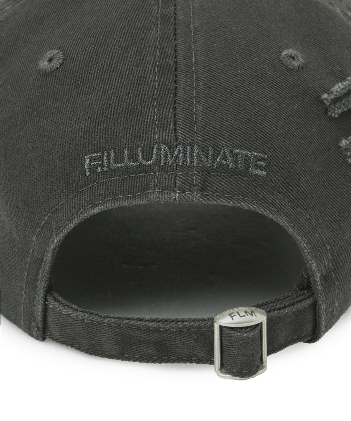 필루미네이트(FILLUMINATE) FLM 아플리케 로고 볼캡-차콜
