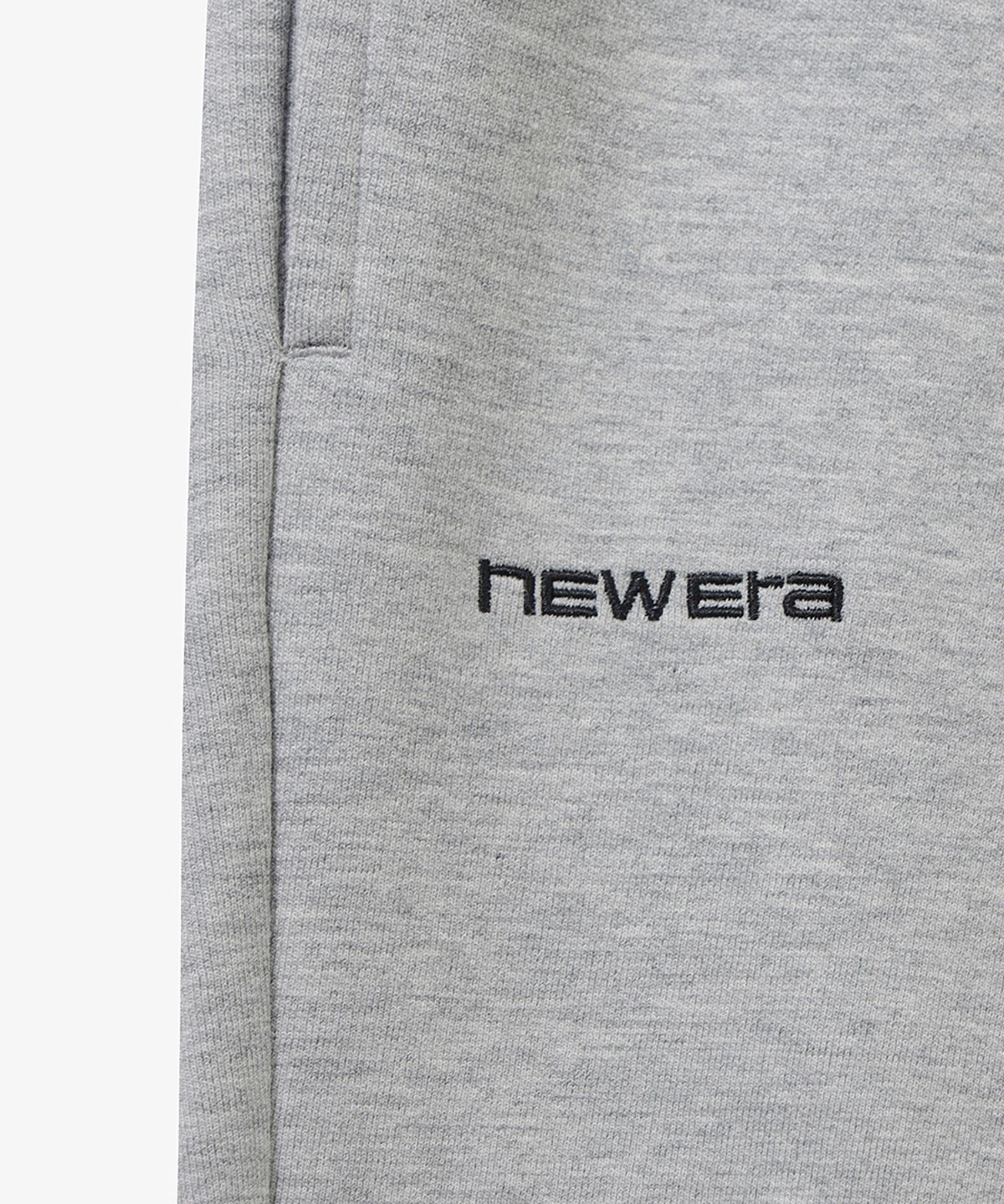 뉴에라(NEW ERA) 와이드 스웨트 하프 팬츠 헤더 그레이 14954601