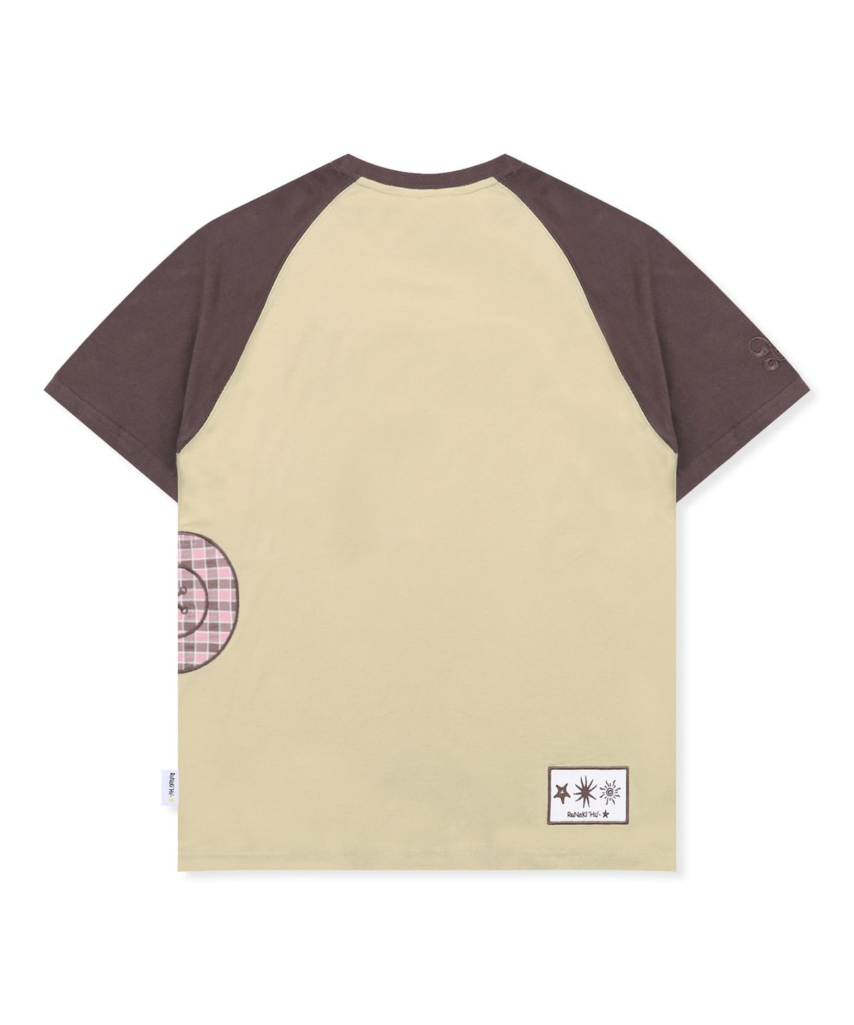 루나키후(RuNaKi'Hu') WXT077 치쿠치쿠보탕 레글런 티셔츠 (BEIGE)