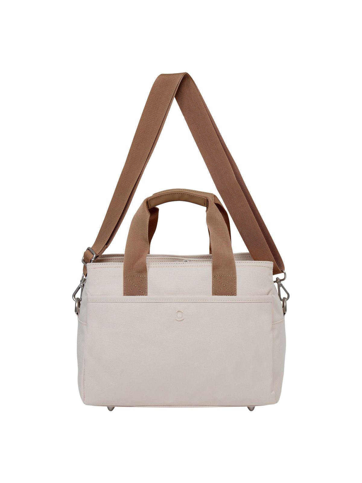 와이드앵글(WIDEANGLE) CO 캐주얼 아웃포켓 멀티 토트백_Light Beige