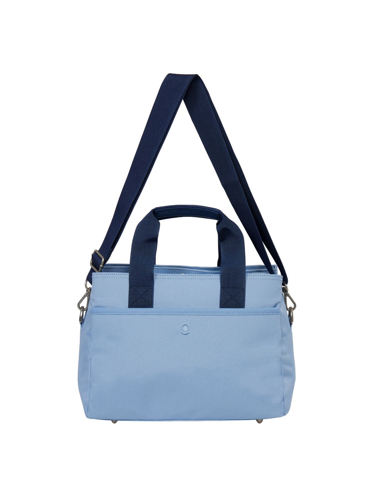 와이드앵글(WIDEANGLE) CO 캐주얼 아웃포켓 멀티 토트백_ICE BLUE