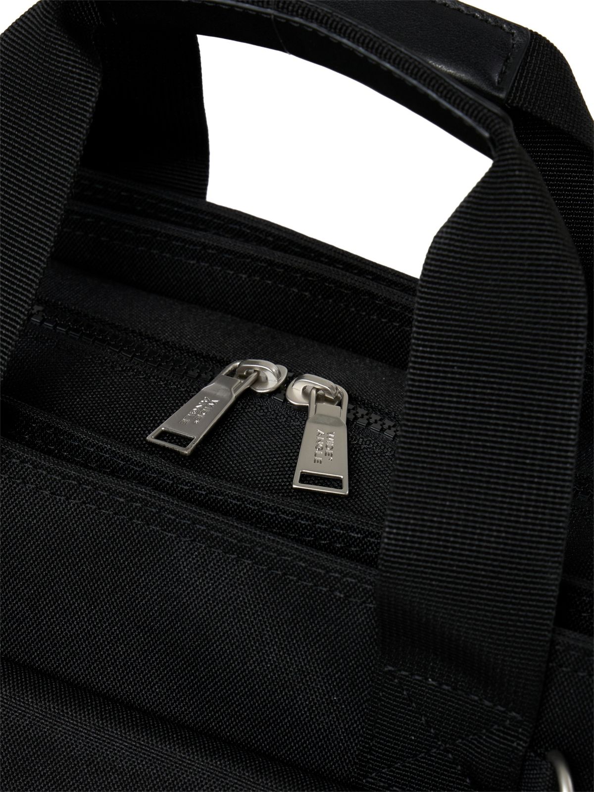 와이드앵글(WIDEANGLE) CO 캐주얼 아웃포켓 멀티 토트백_Black