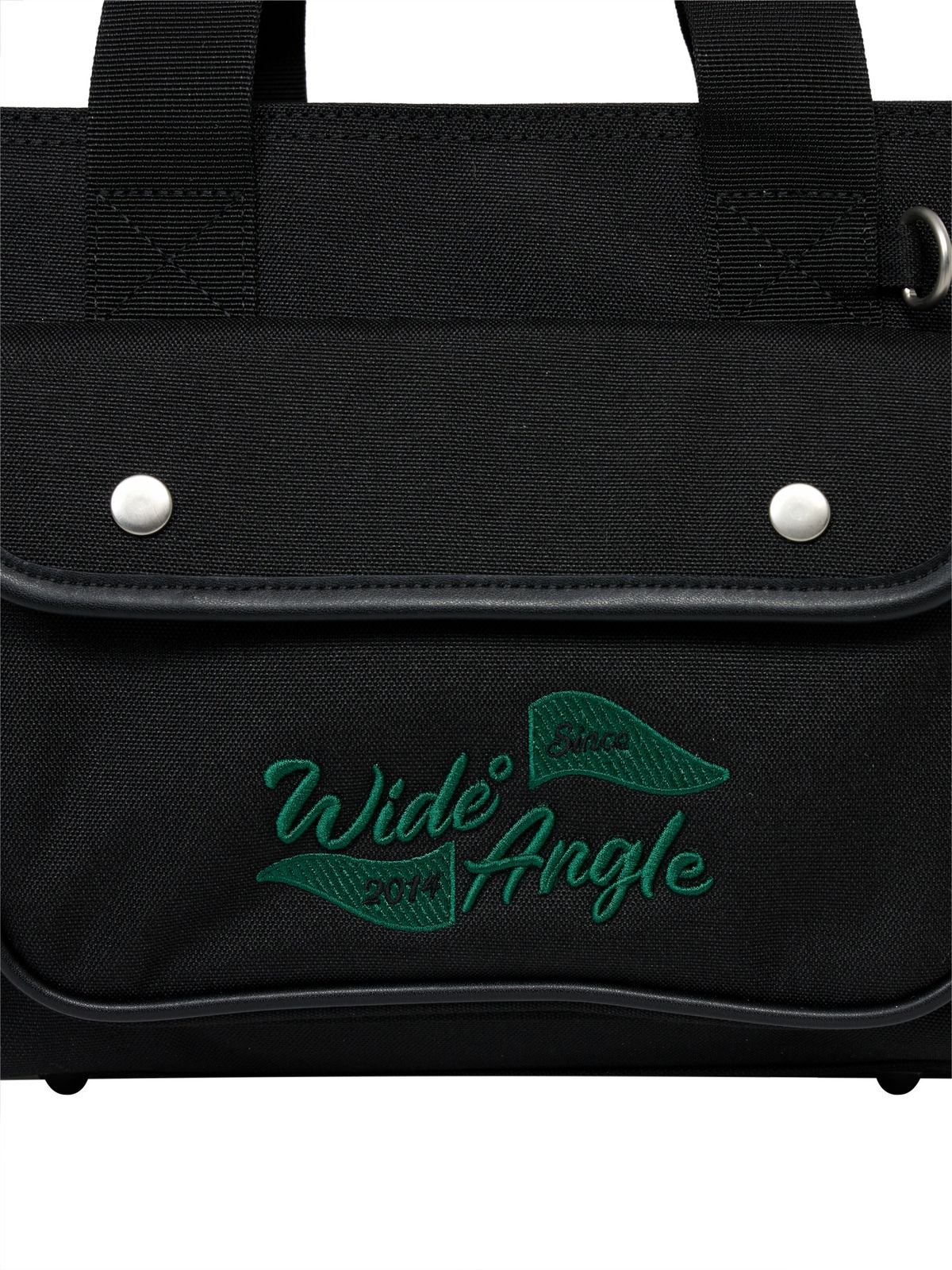 와이드앵글(WIDEANGLE) CO 캐주얼 아웃포켓 멀티 토트백_Black
