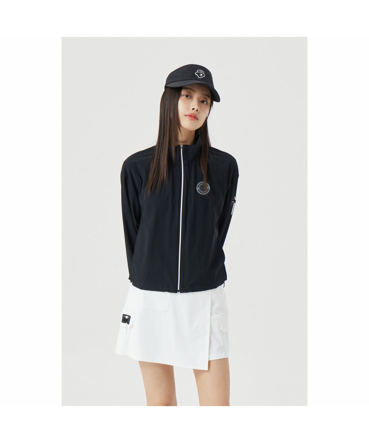골든베어(GOLDEN BEAR) (W) Light Weight Shirring Jacket G5UAM26321BKX