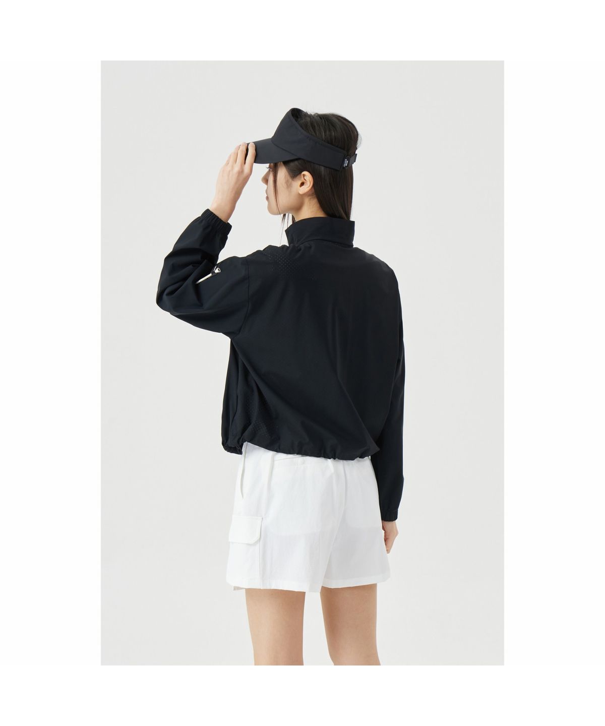 골든베어(GOLDEN BEAR) (W) Light Weight Shirring Jacket G5UAM26321BKX