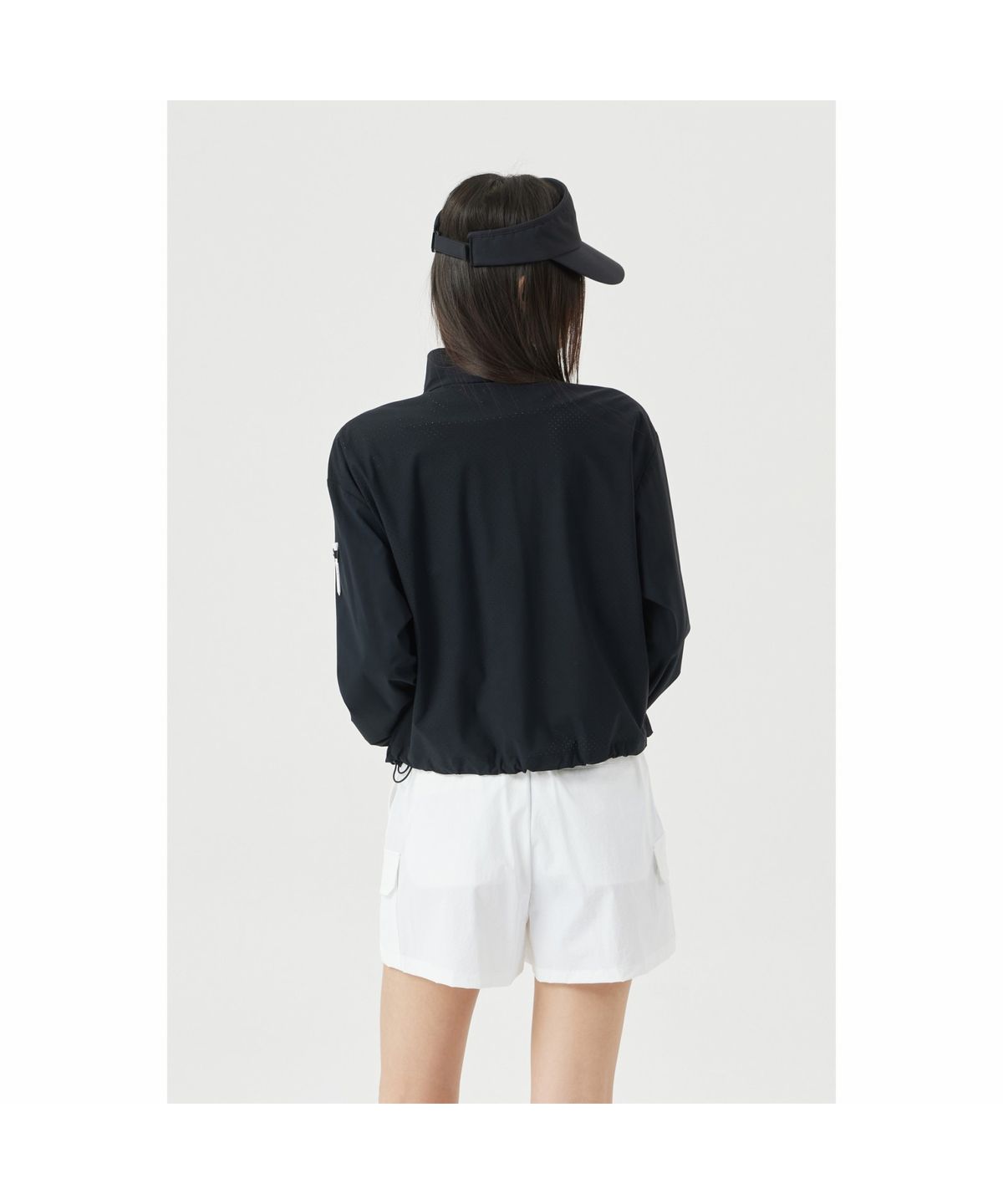 골든베어(GOLDEN BEAR) (W) Light Weight Shirring Jacket G5UAM26321BKX