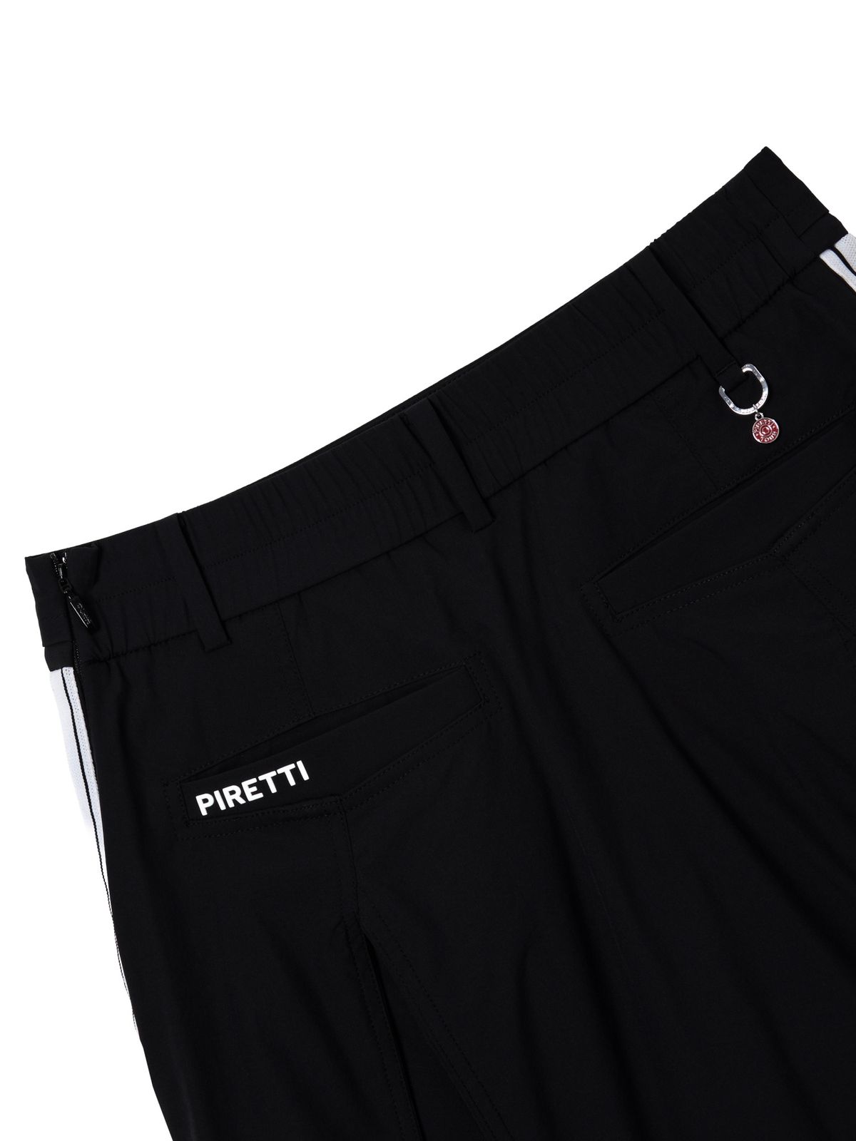 피레티(PIRETTI) 엘리트 A라인 플리츠 큐롯 W_Black