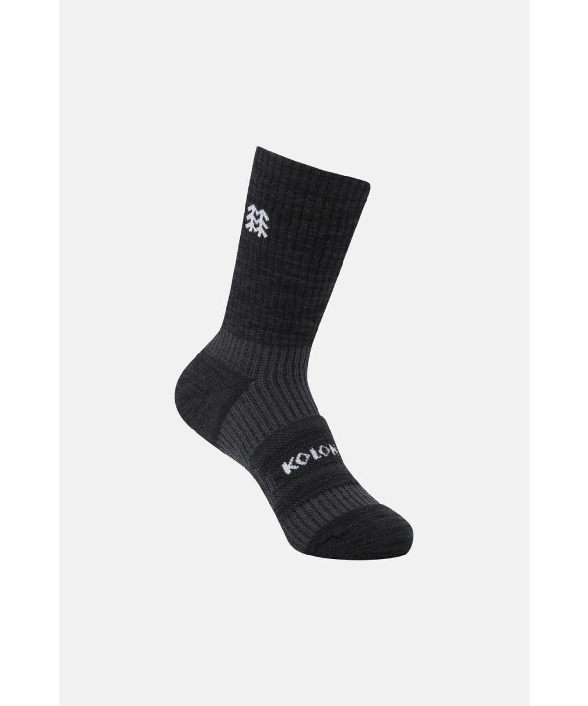 코오롱스포츠(KOLON SPORT) 하이킹 컴프레션 크루 삭스 QELAX26111BLK