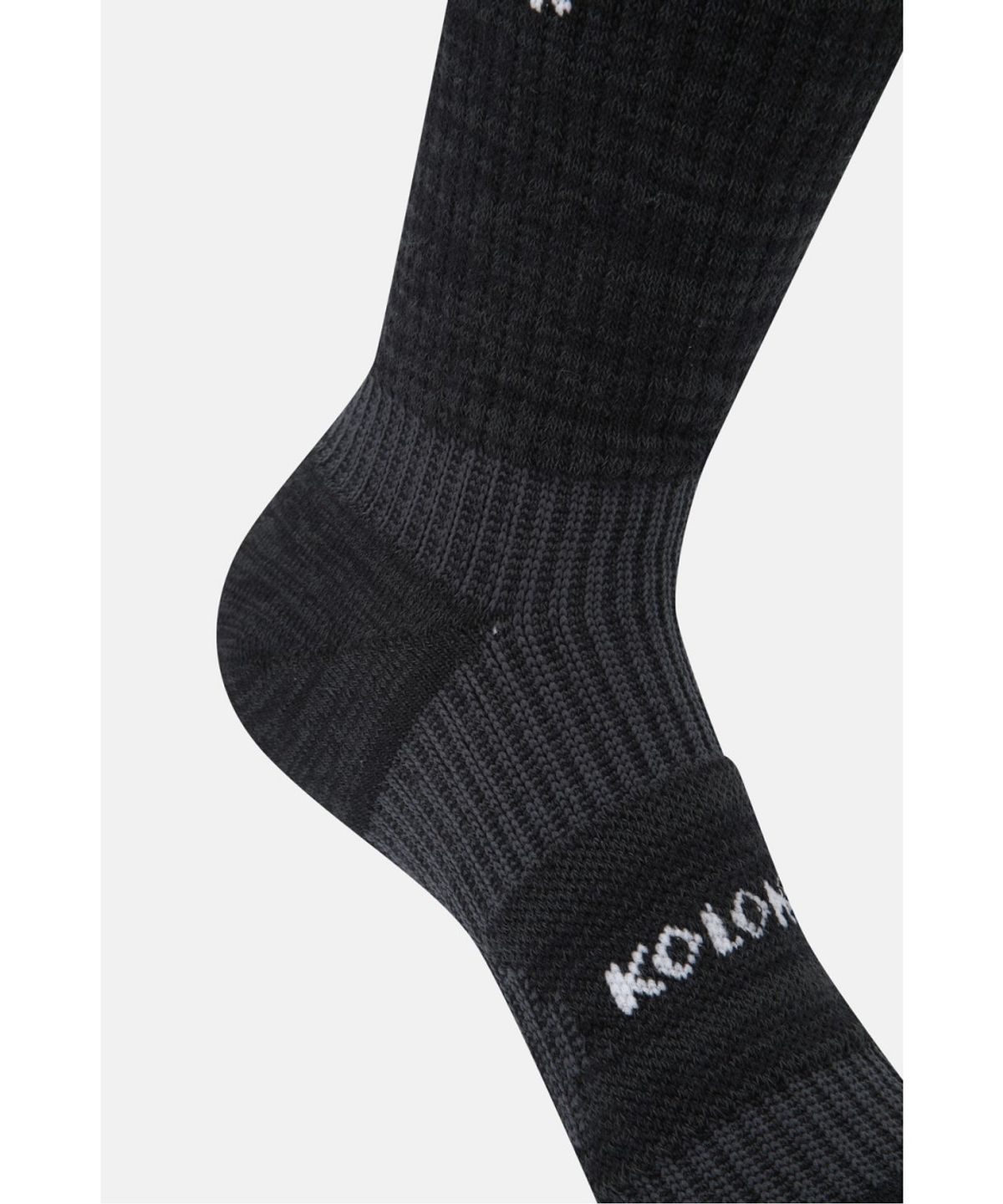 코오롱스포츠(KOLON SPORT) 하이킹 컴프레션 크루 삭스 QELAX26111BLK