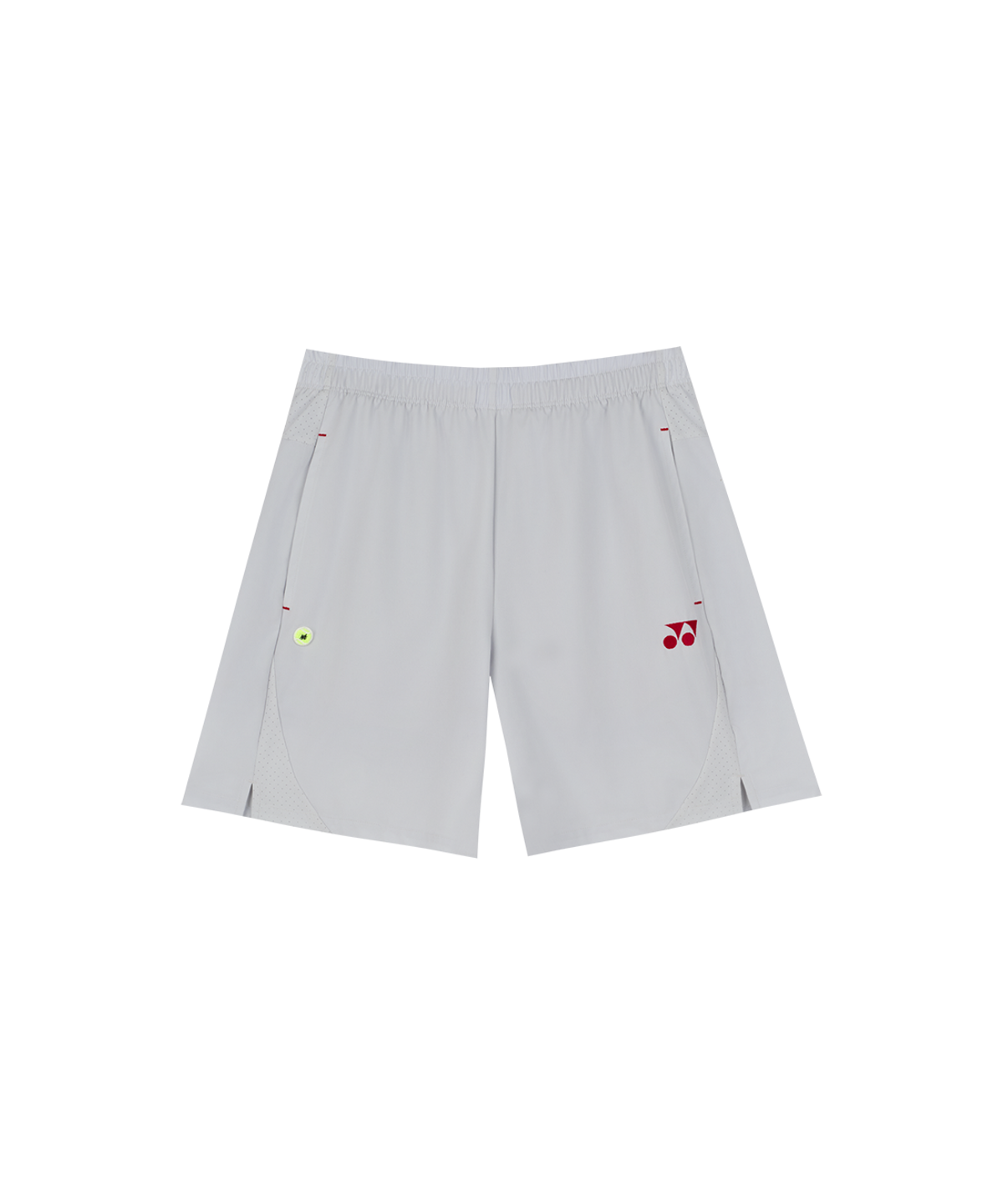 요넥스(YONEX) 265PH001M 블랙/라이트 그레이 남성용 부클 포인트 와펜 테니스 반바지