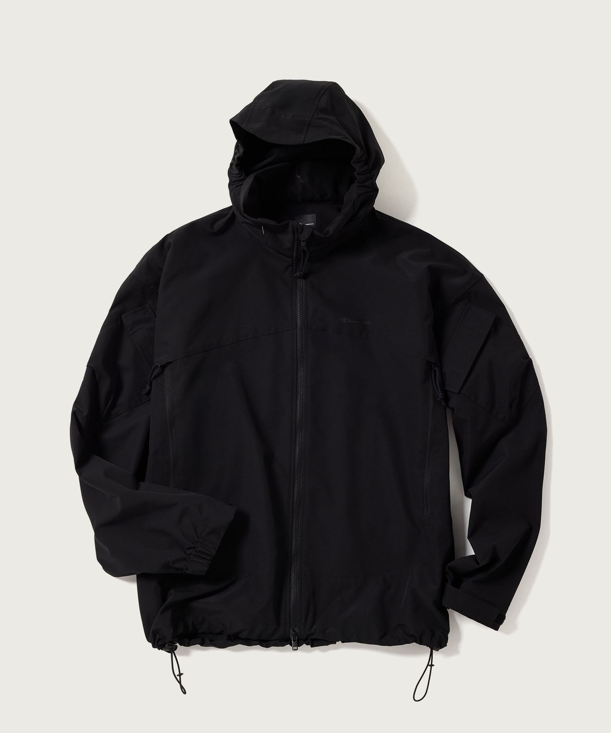 챔피온(CHAMPION) [Black Edition] 라이트웨이트 집업 재킷 Off Black