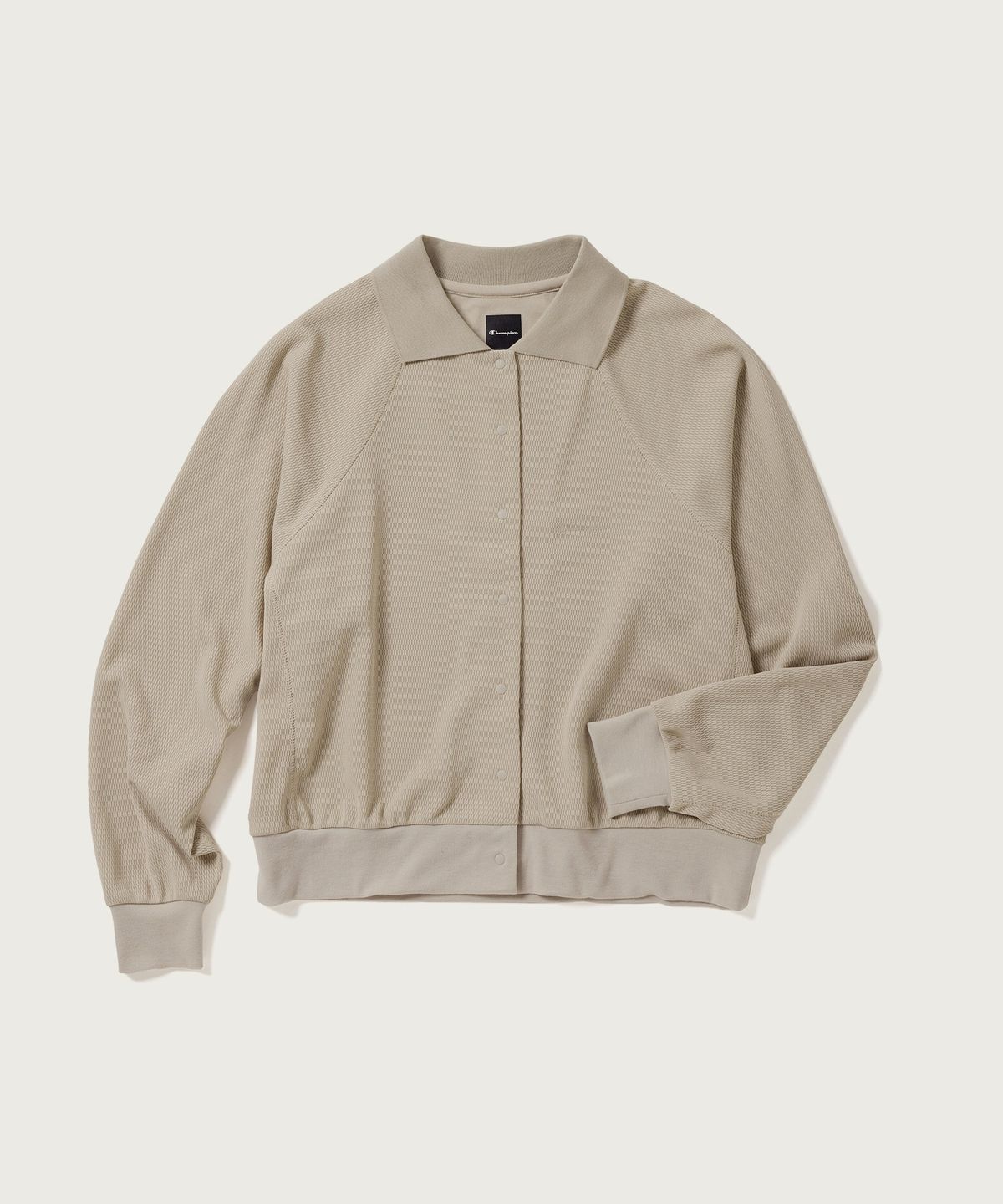 챔피온(CHAMPION) [Black Edition] 여성 레글런 가디건 Grey