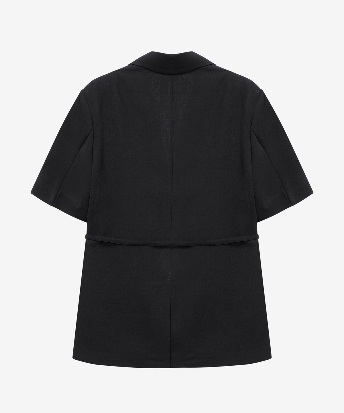 마인드브릿지 우먼(MIND BRIDGE WOMEN) [W]오버핏 벨티드 반팔 자켓 - 2color