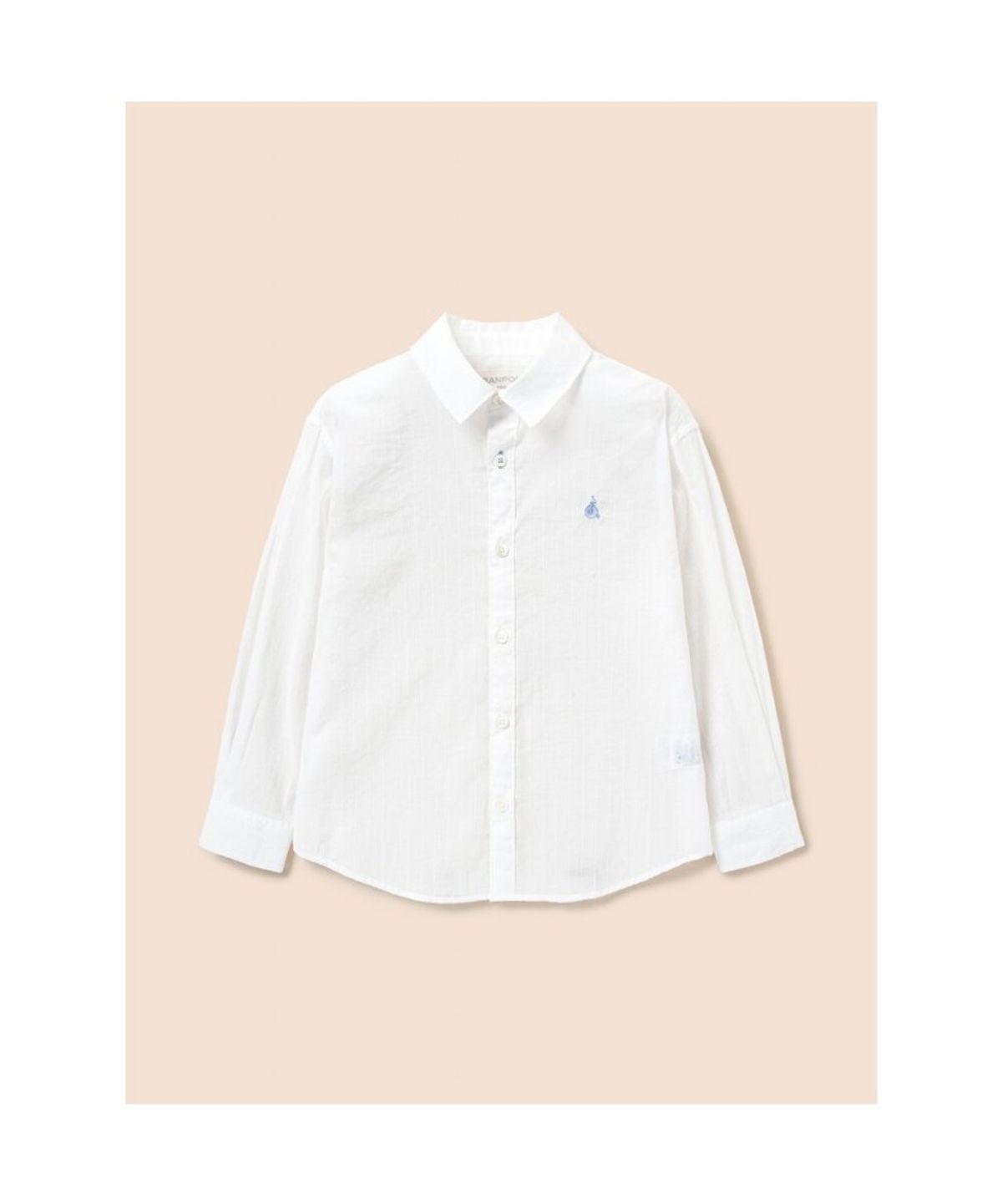 빈폴 키즈(BEANPOLE KIDS) 스트라이프 오버핏 시어 셔츠  화이트 (BI6364U011)