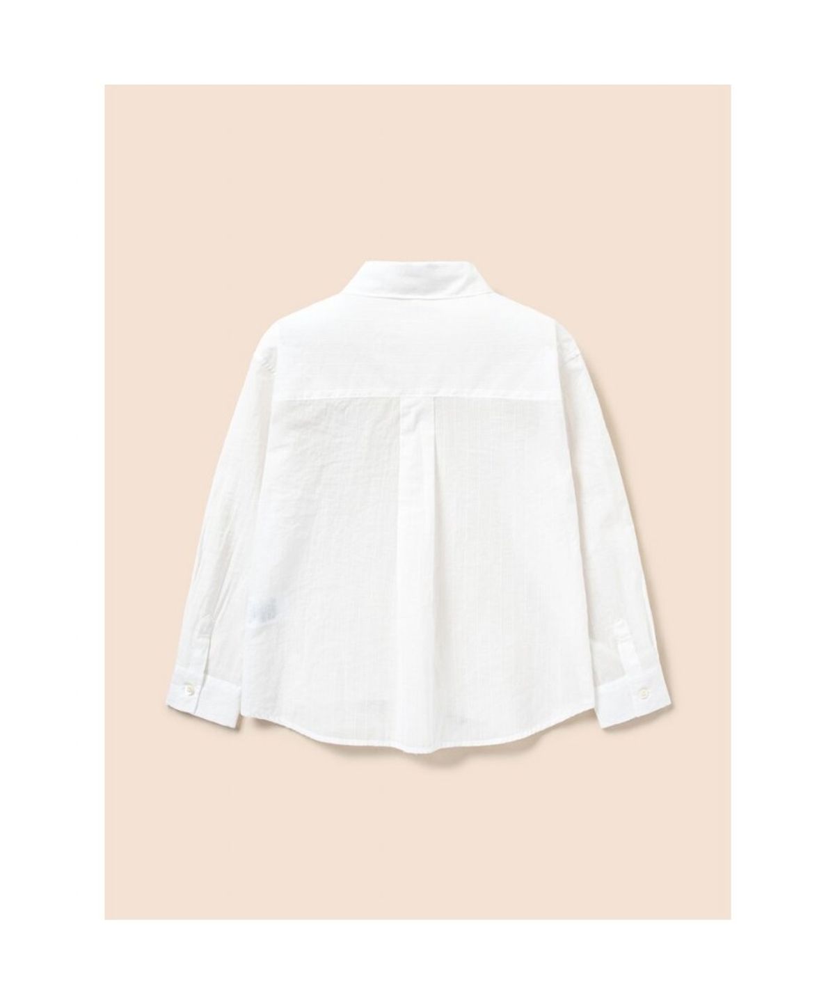 빈폴 키즈(BEANPOLE KIDS) 스트라이프 오버핏 시어 셔츠  화이트 (BI6364U011)