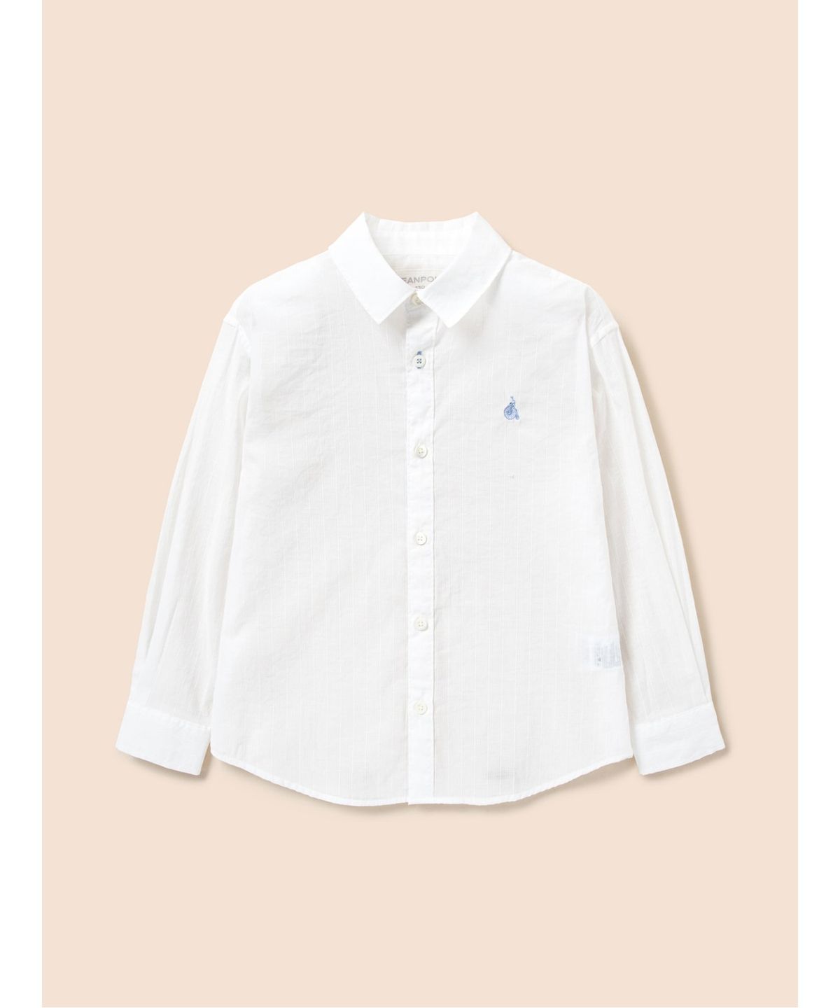 빈폴 키즈(BEANPOLE KIDS) 스트라이프 오버핏 시어 셔츠  화이트 (BI6364U011)
