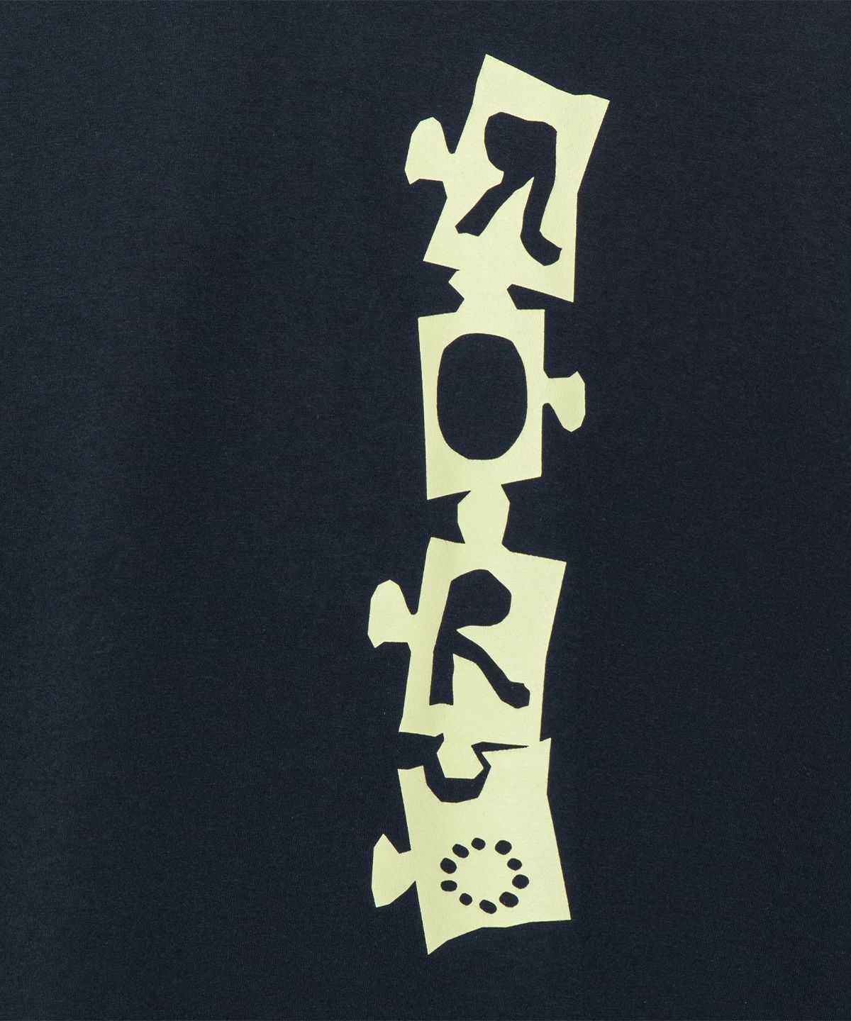더콜디스트모먼트(THE COLDEST MOMENT) TCM X HANRORO graphic long sleeve (navy)