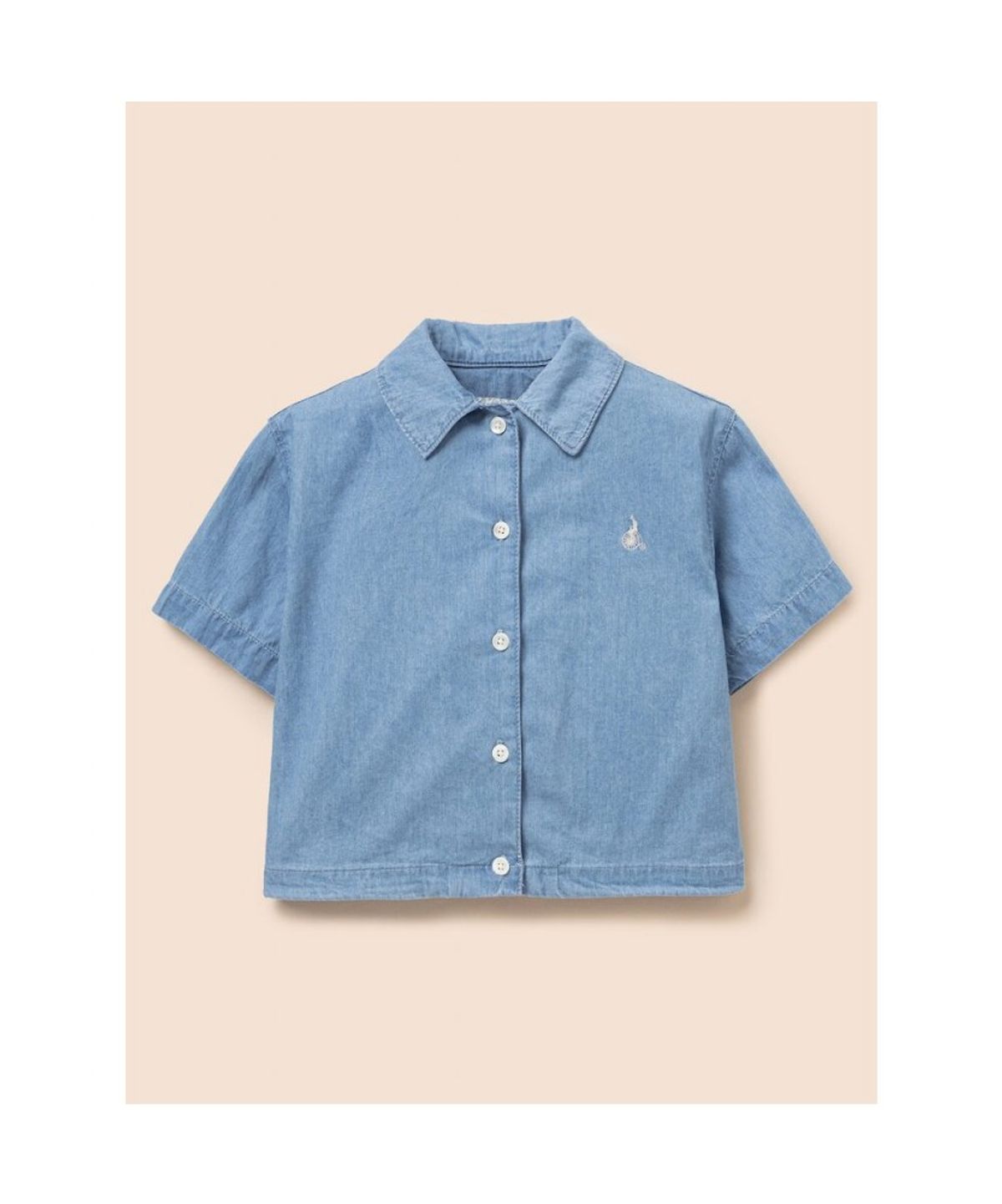빈폴 키즈(BEANPOLE KIDS) 데님 반소매 투피스  스카이 블루 (BI6371G07Q)